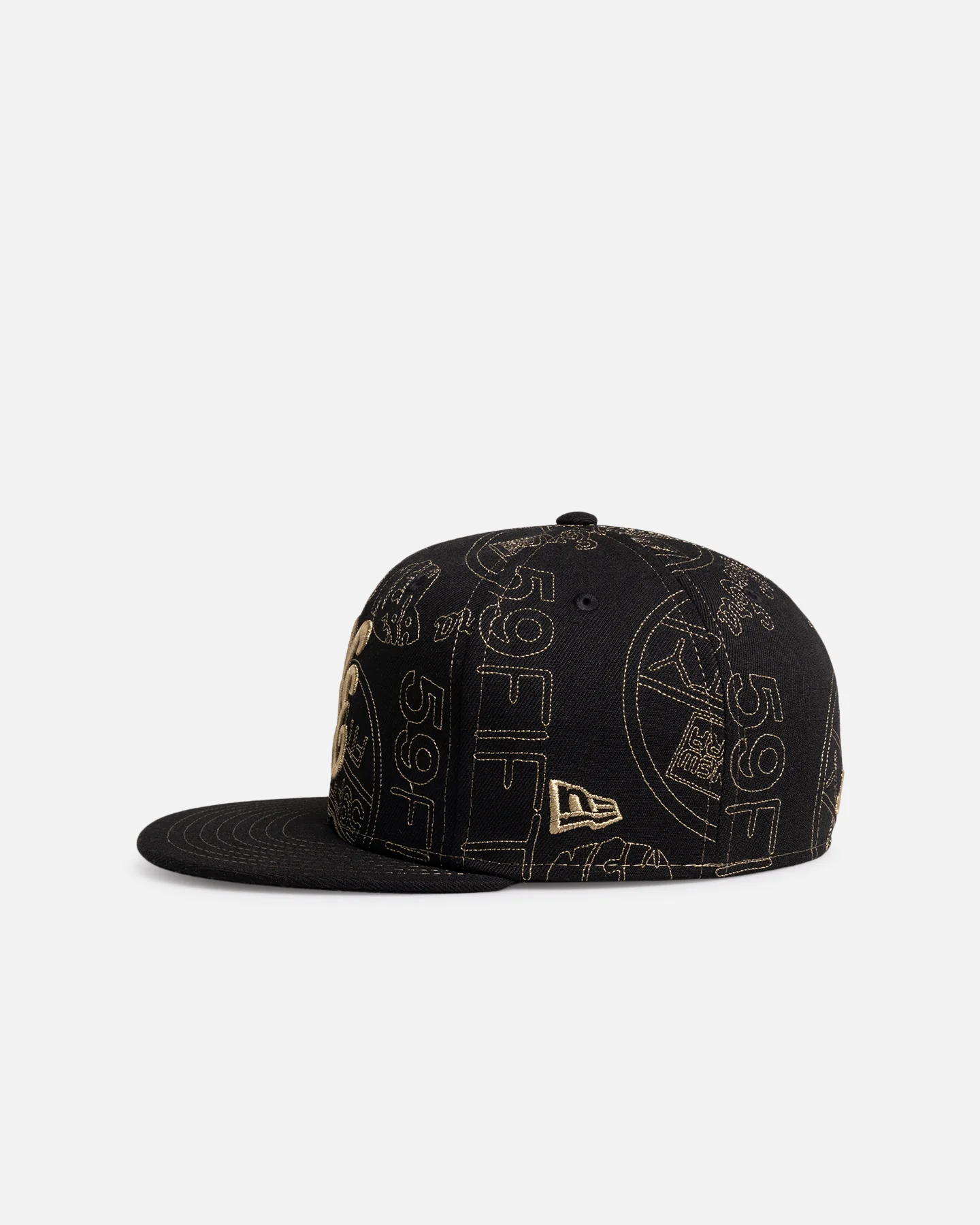 New Era New Era 'Sticker AOP' 59FIFTY Fitted Black - Image 4