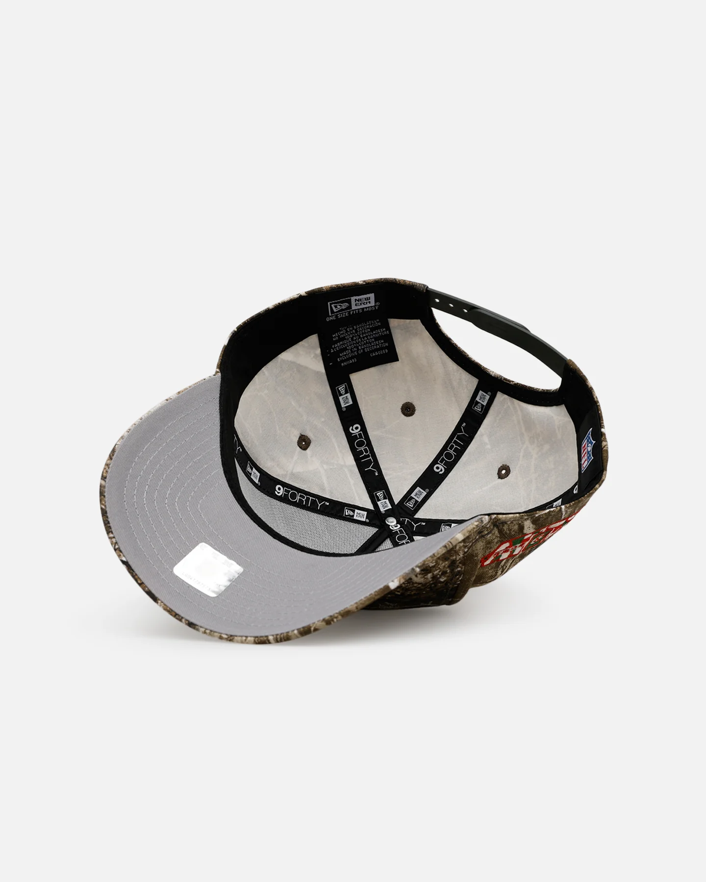New Era New Orleans Saints 'Great Outdoors' 9FORTY A-Frame Snapback Camo - Image 6