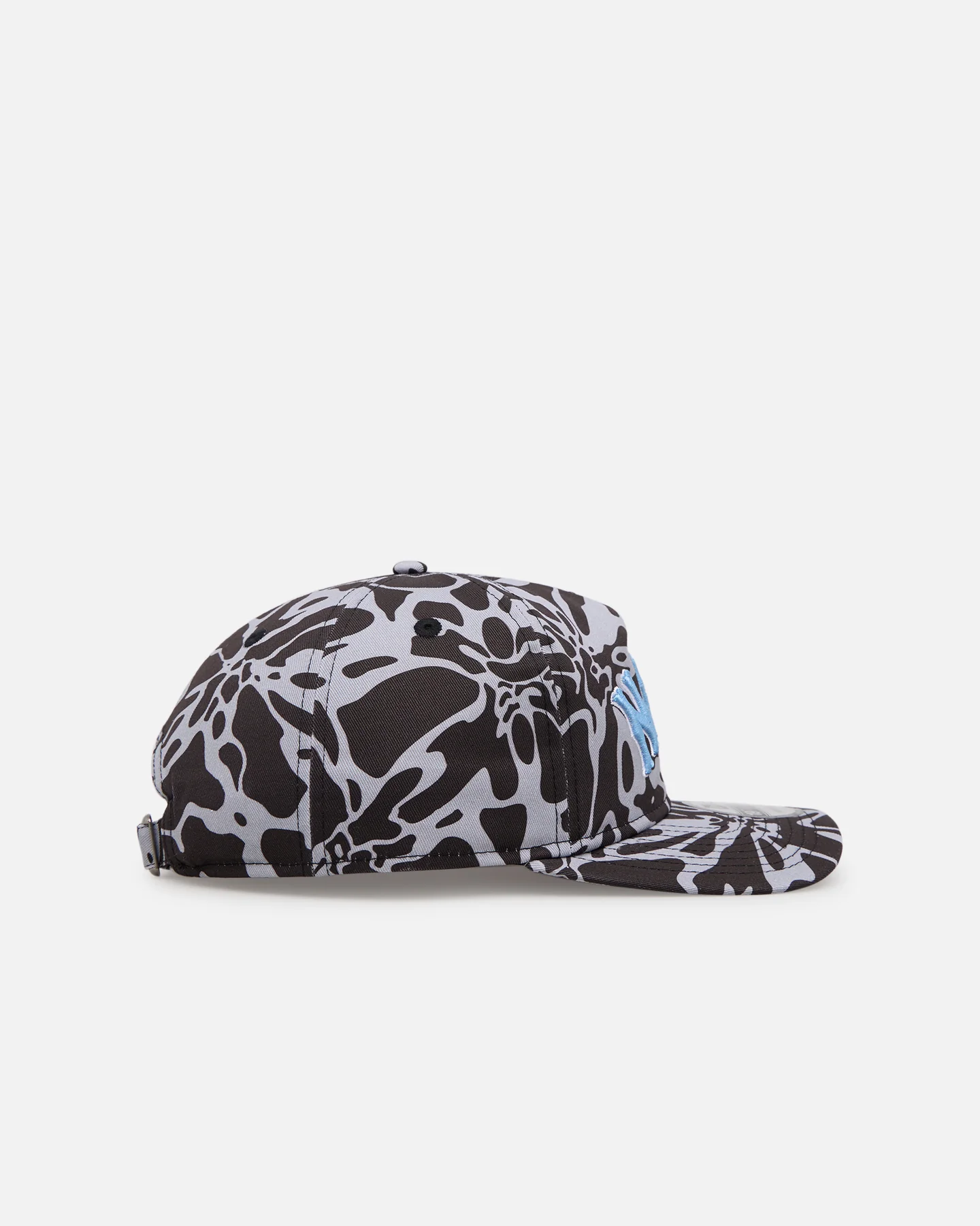 New Era New York Mets 'Brushed Cotton' 19TWENTY Strapback Black/Light Blue - Image 3