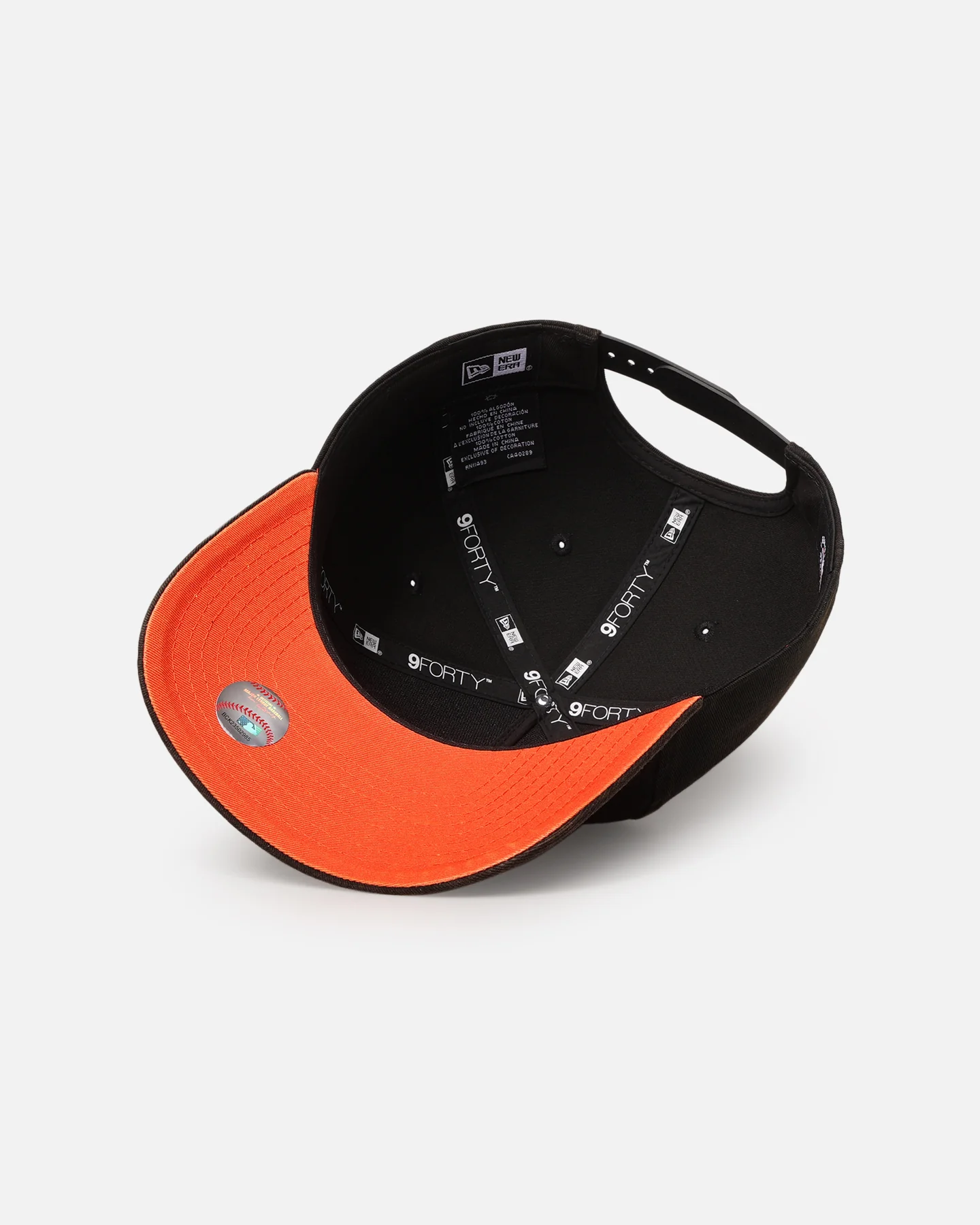 New Era New York Mets 'Sunbleached' 9FORTY A-Frame Snapback Washed Black - Image 6