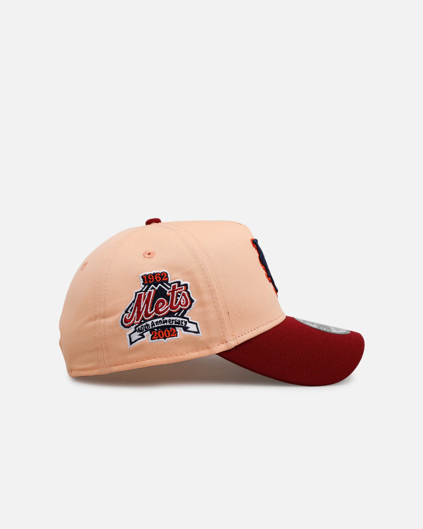 New Era New York Mets 'Volcano' 9FORTY A-Frame Snapback Peach - Image 3