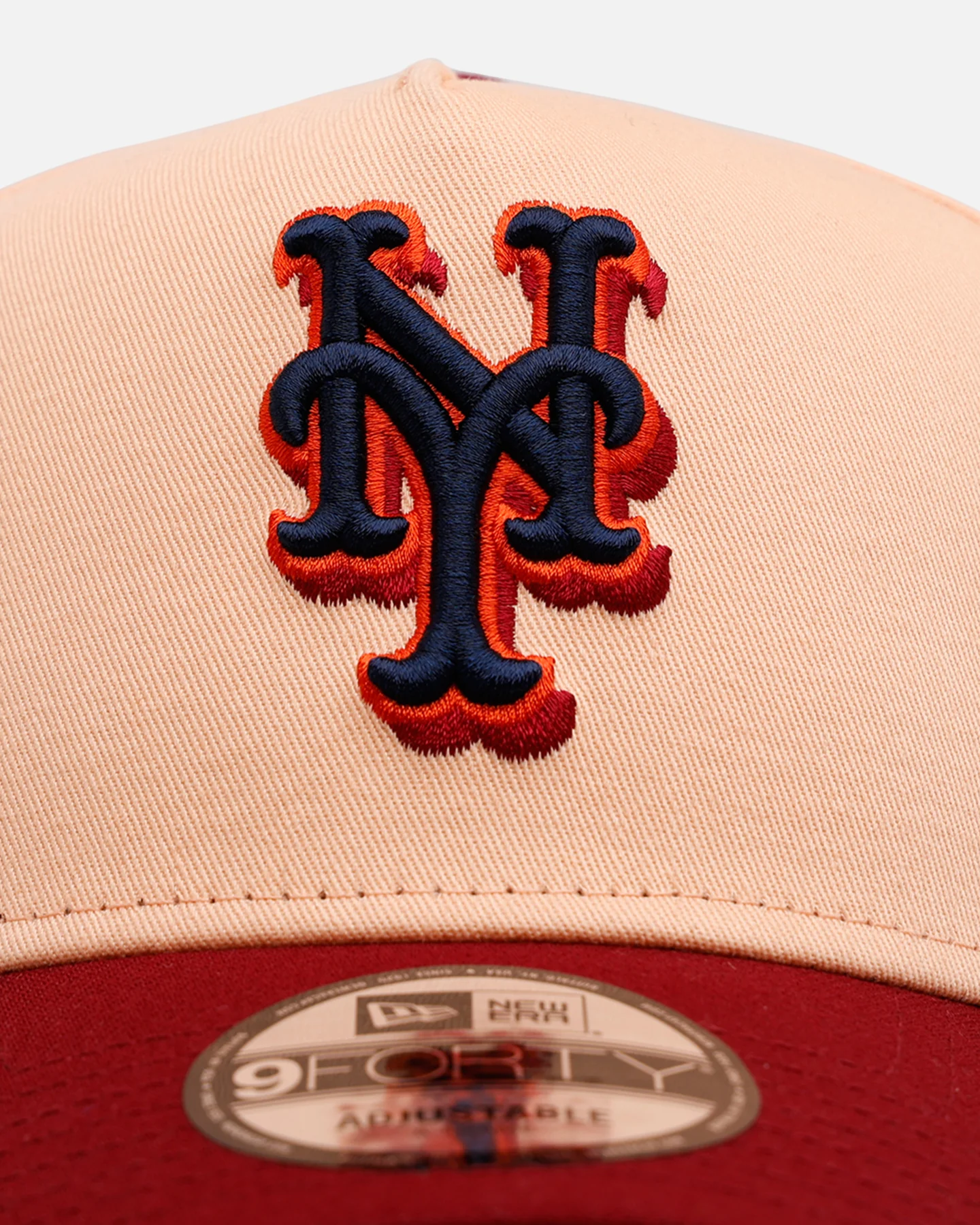 New Era New York Mets 'Volcano' 9FORTY A-Frame Snapback Peach - Image 5