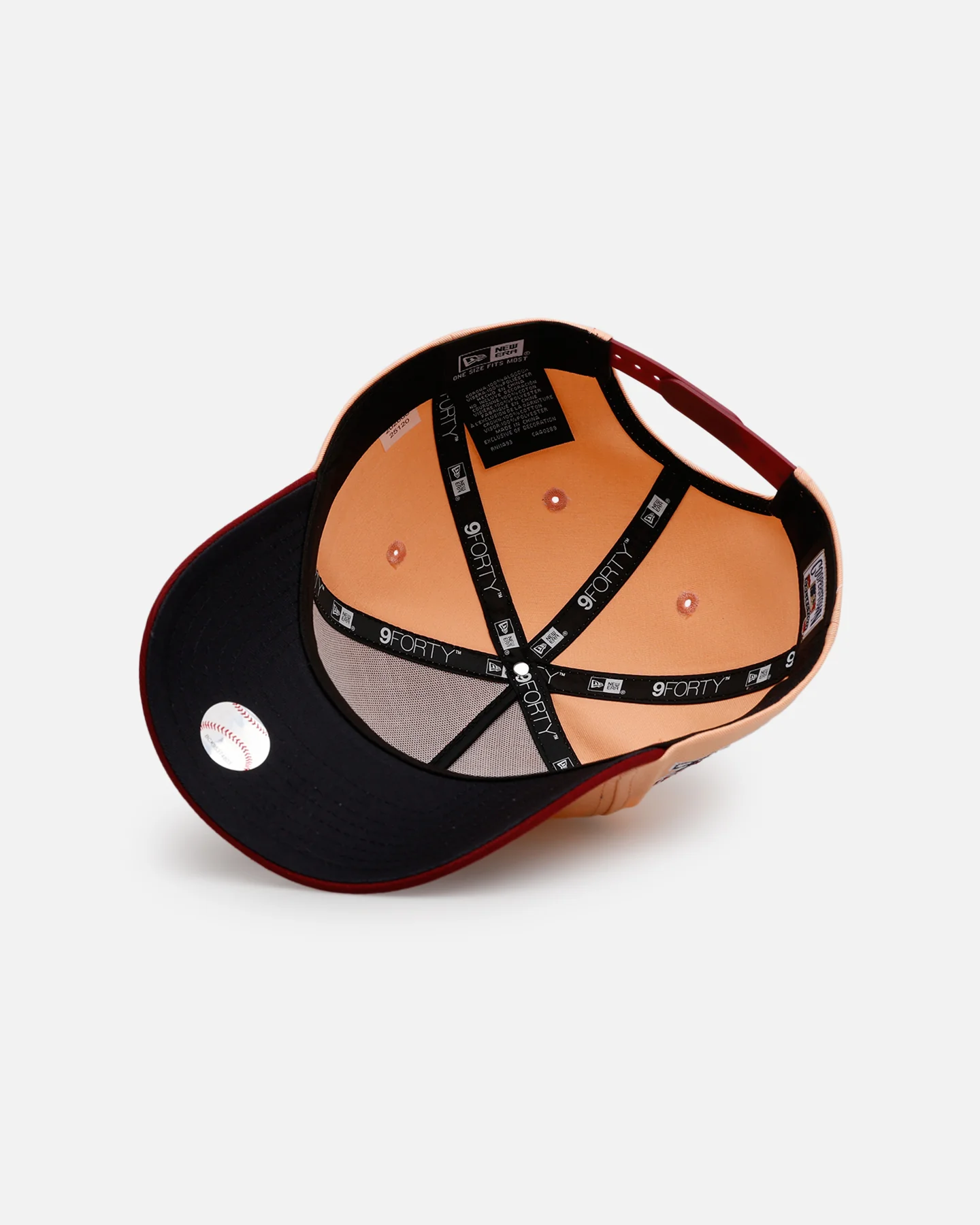 New Era New York Mets 'Volcano' 9FORTY A-Frame Snapback Peach - Image 6