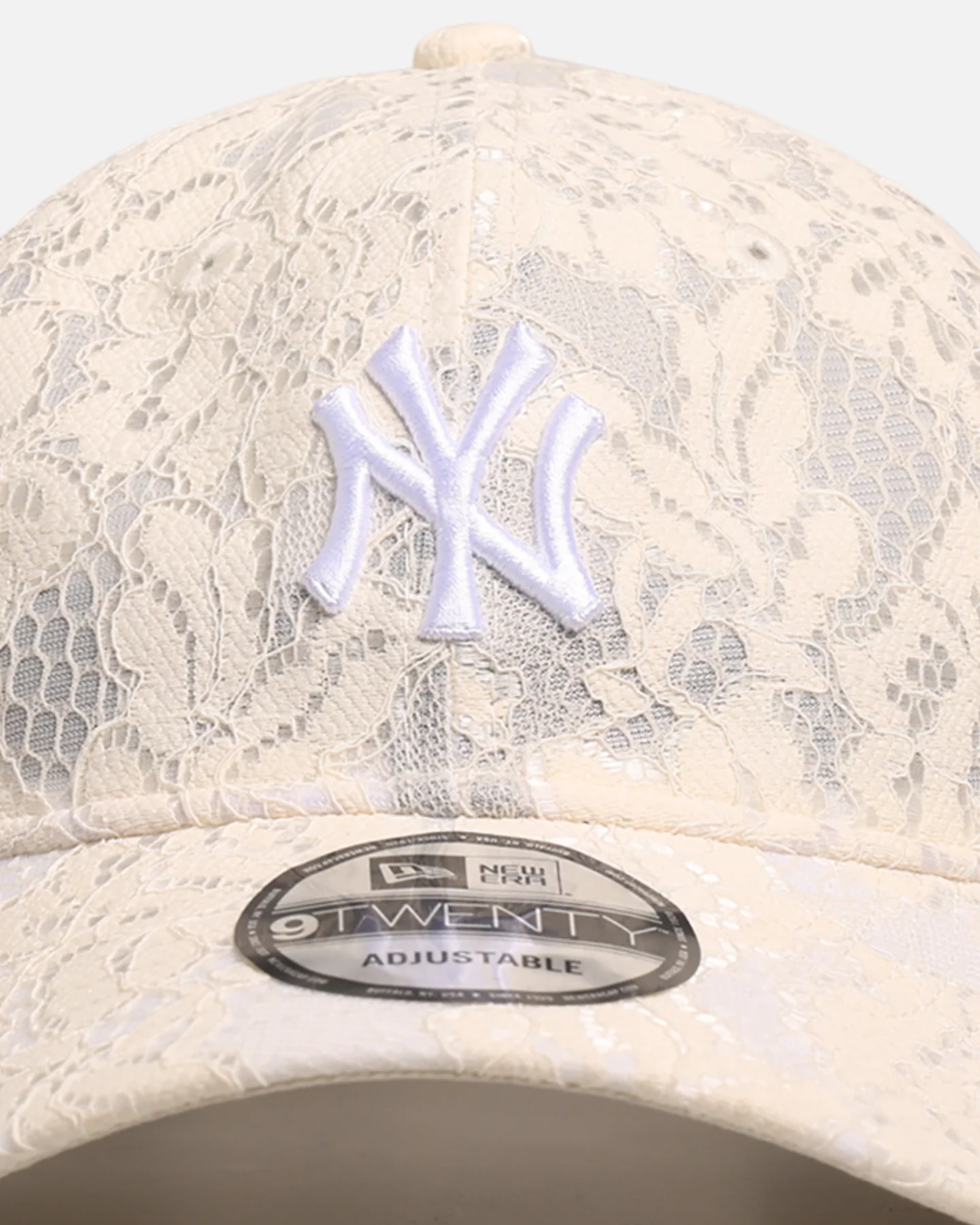 New Era New York Yankees 'Ivory Lace' 9TWENTY Strapback Ivory - Image 5