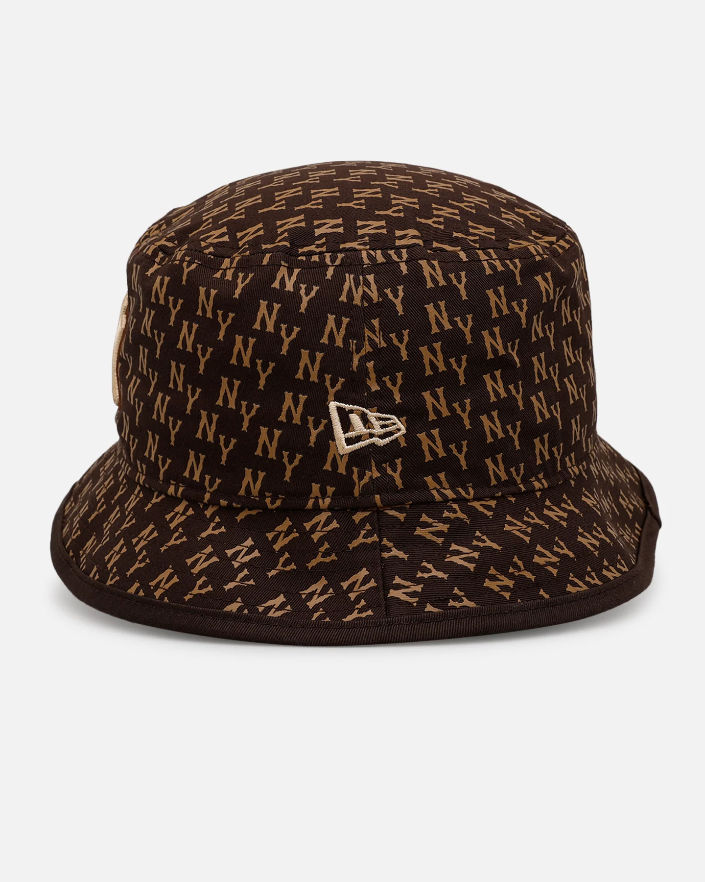New Era New York Yankees 'Monogram' Bucket Hat Brown - Image 4