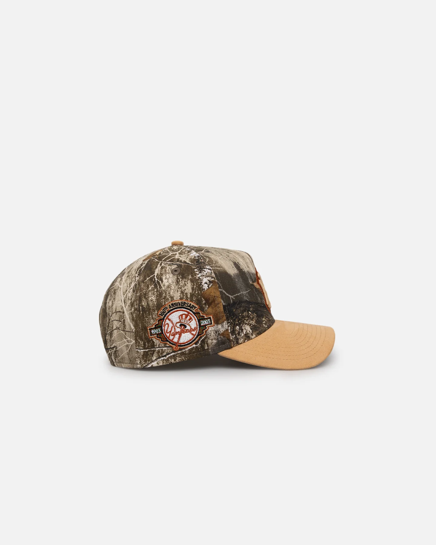 New Era New York Yankees 'Real Tree Tan Suede' 9FORTY A-Frame Snapback Real Tree - Image 3