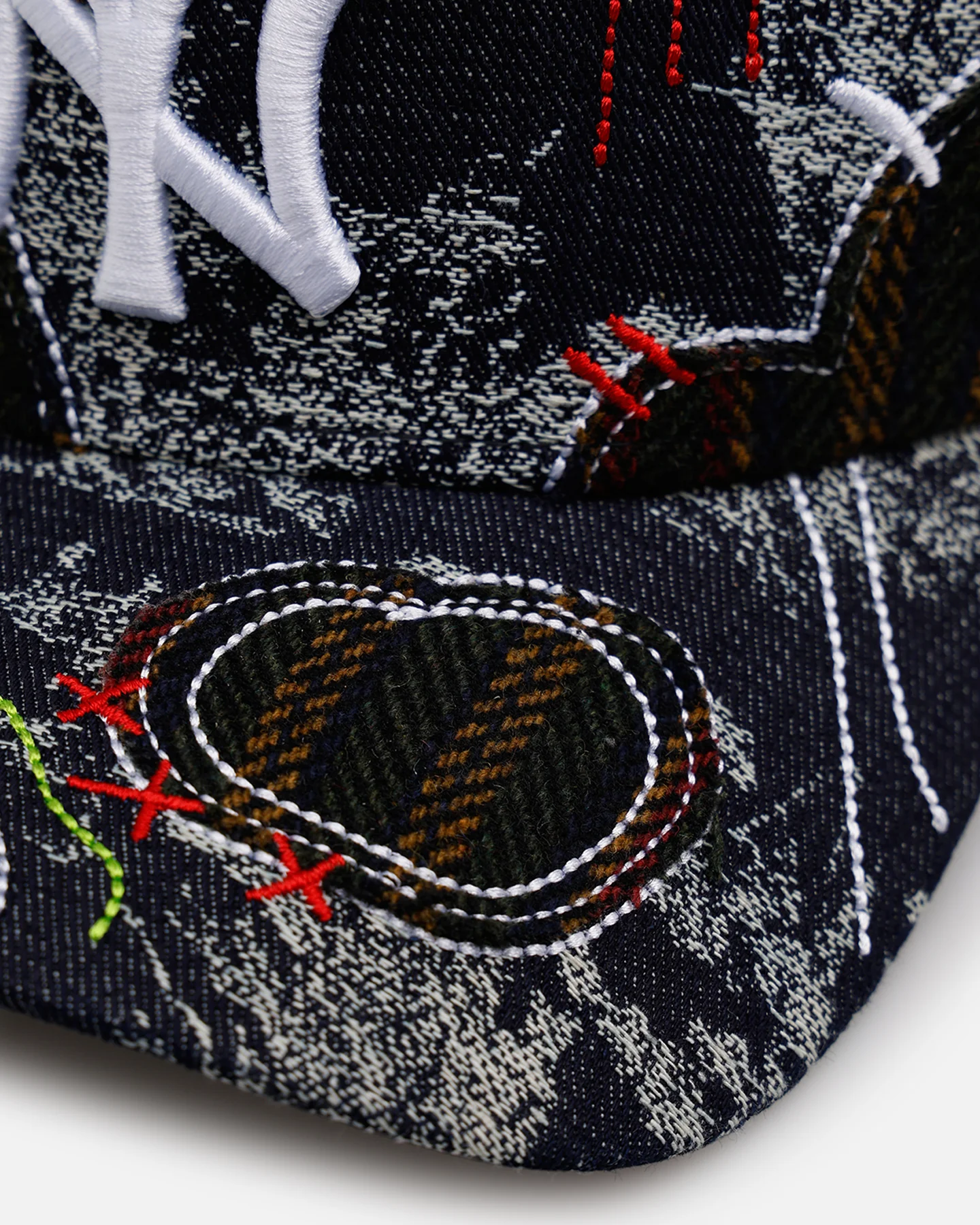 New Era New York Yankees 'Running Stitch' 9FORTY A-Frame Snapback Multi - Image 2