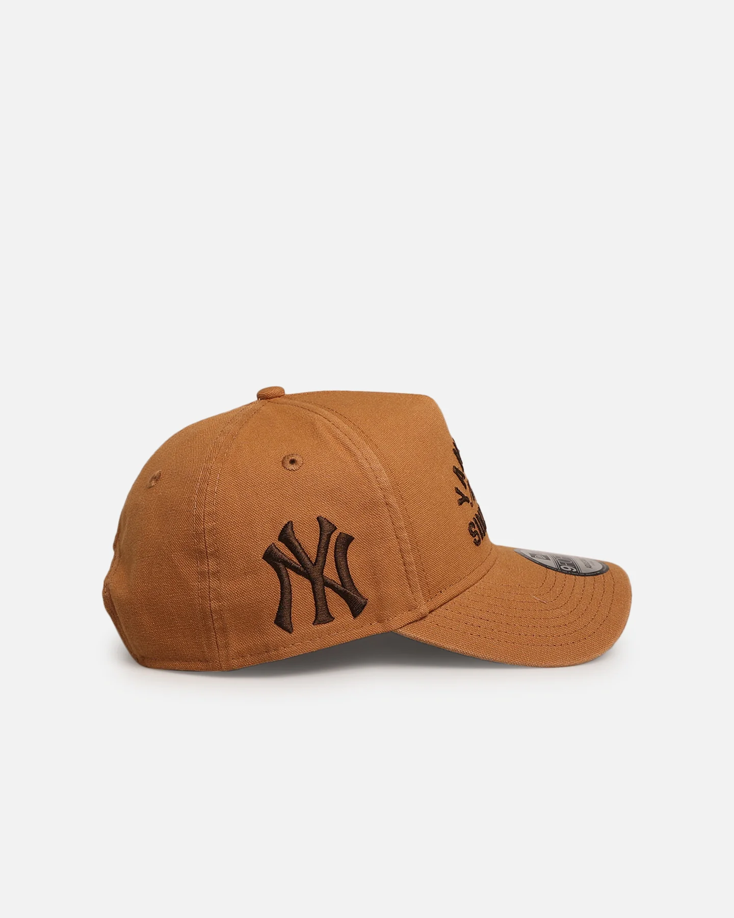 New Era New York Yankees 'Washed Canvas' 9FORTY A-Frame Snapback Walnut - Image 3