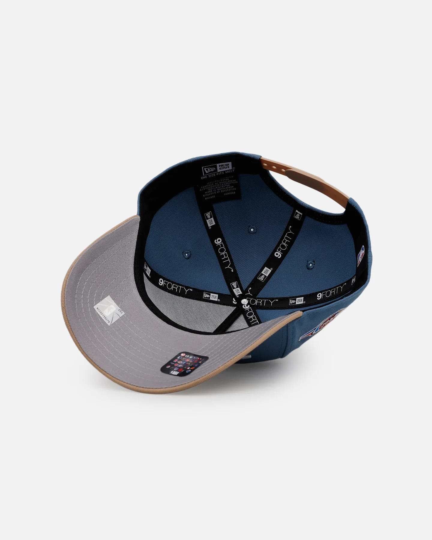 New Era Oklahoma City Thunder 'Easy Breezy' 9FORTY A-Frame Snapback Blue/Tan - Image 6