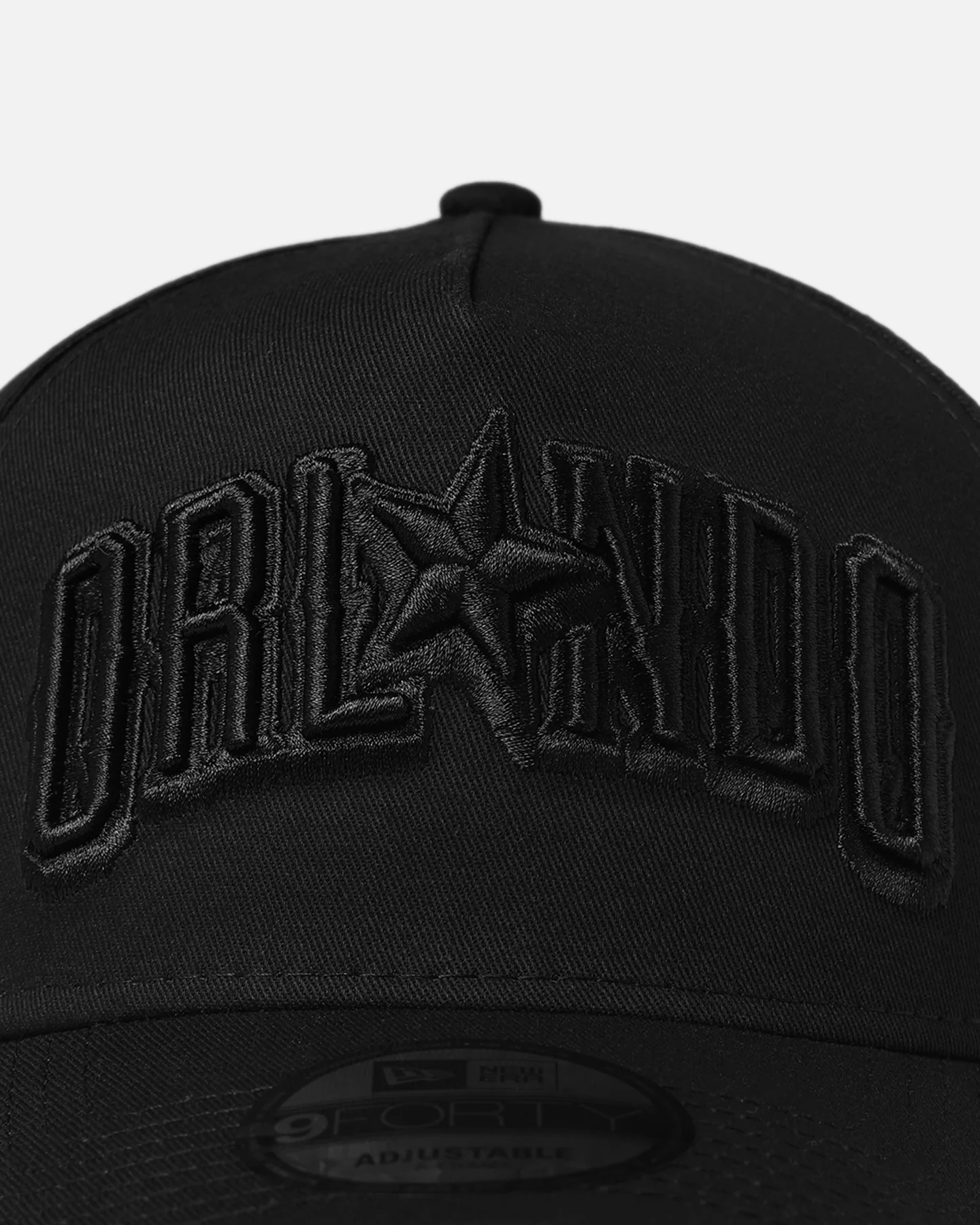 New Era Orlando Magic 'NBA Black On Black' 9FORTY A-Frame Snapback Black - Image 5