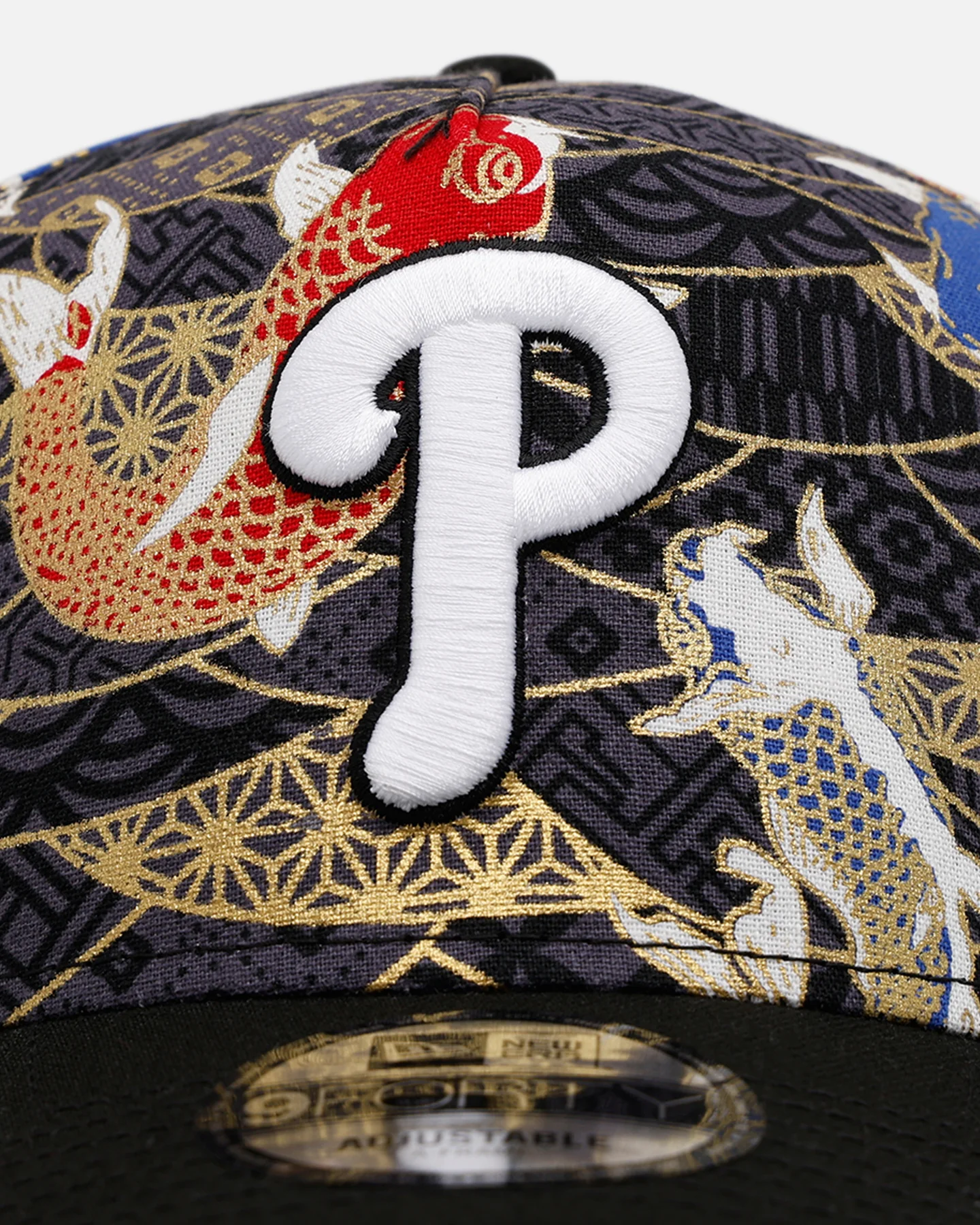 New Era Philadelphia Phillies 'Koi' 9FORTY A-Frame Snapback Black/Multi-Colored - Image 5