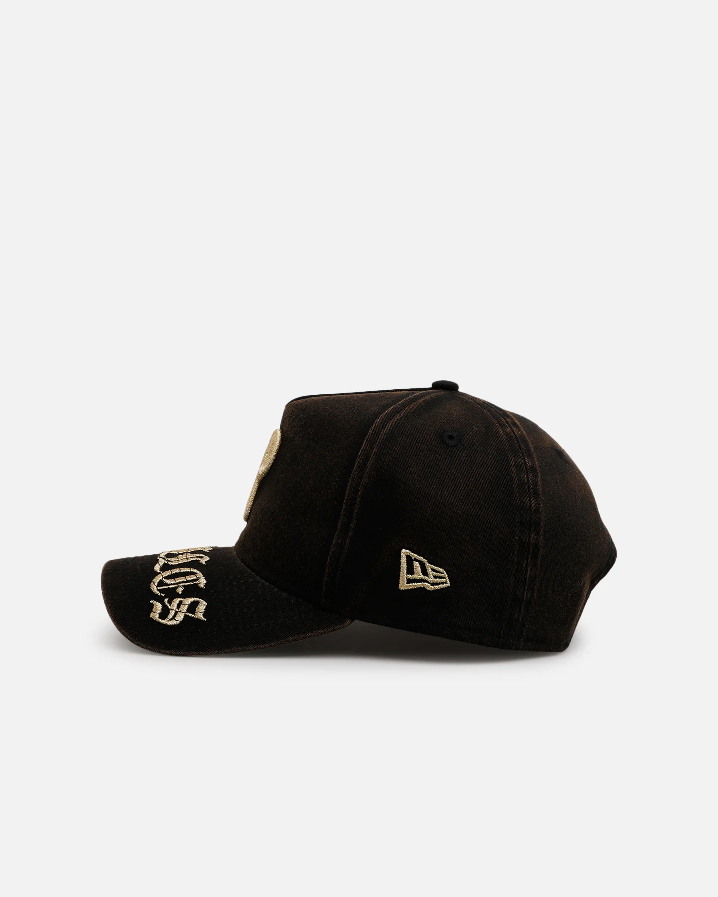 New Era Philadelphia Phillies 'Washed Gothic Visor' 9OFRTY A-Frame Snapback Black - Image 4