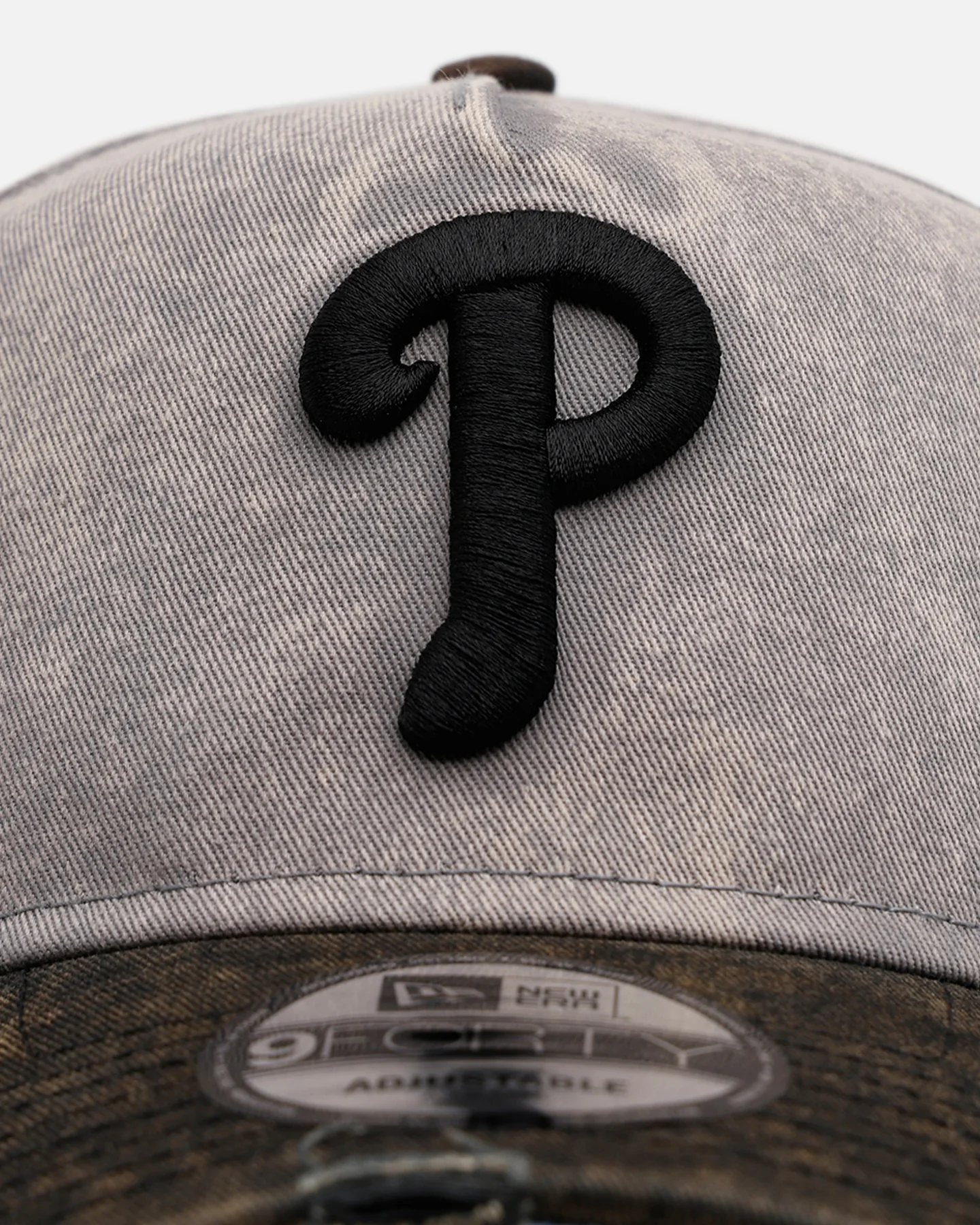 New Era Philadelphia Phillies 'Washed Storm Gray' 9FORTY A-Frame Snapback Gray - Image 5