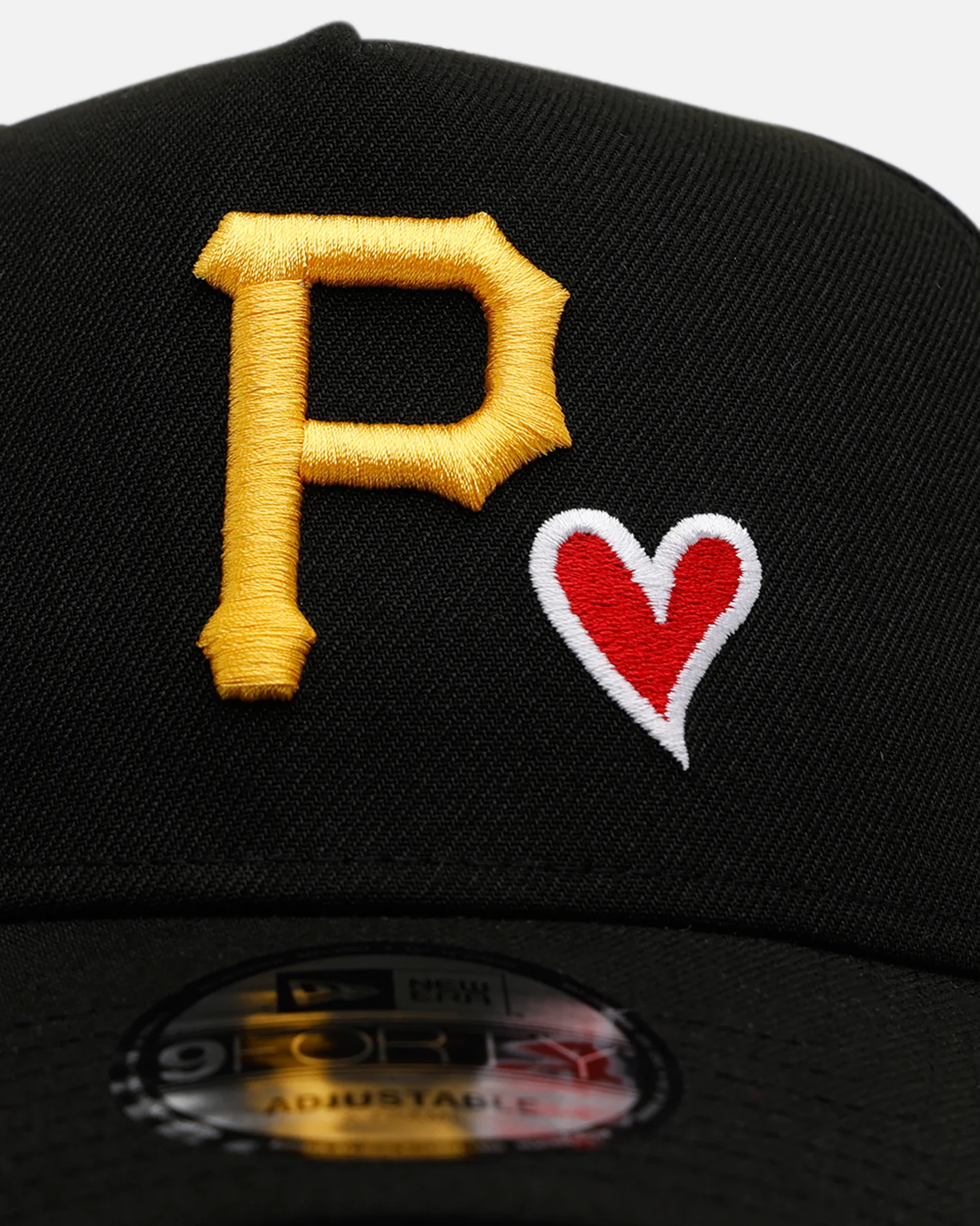 New Era Pittsburgh Pirates 'Team Color Hearts' 9FORTY A-Frame Snapback Official Team Color - Image 5
