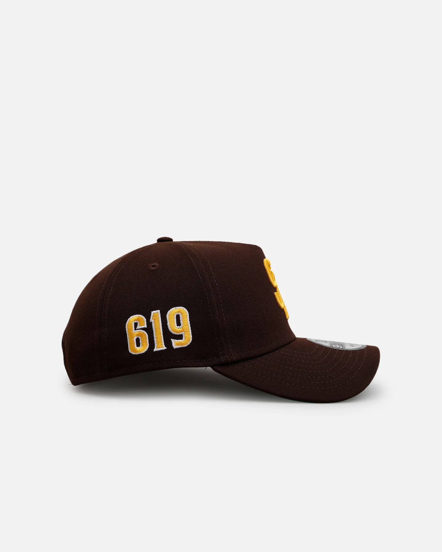 New Era San Diego Padres 'Area Codes' 9FORTY A-Frame Snapback Brown - Image 3