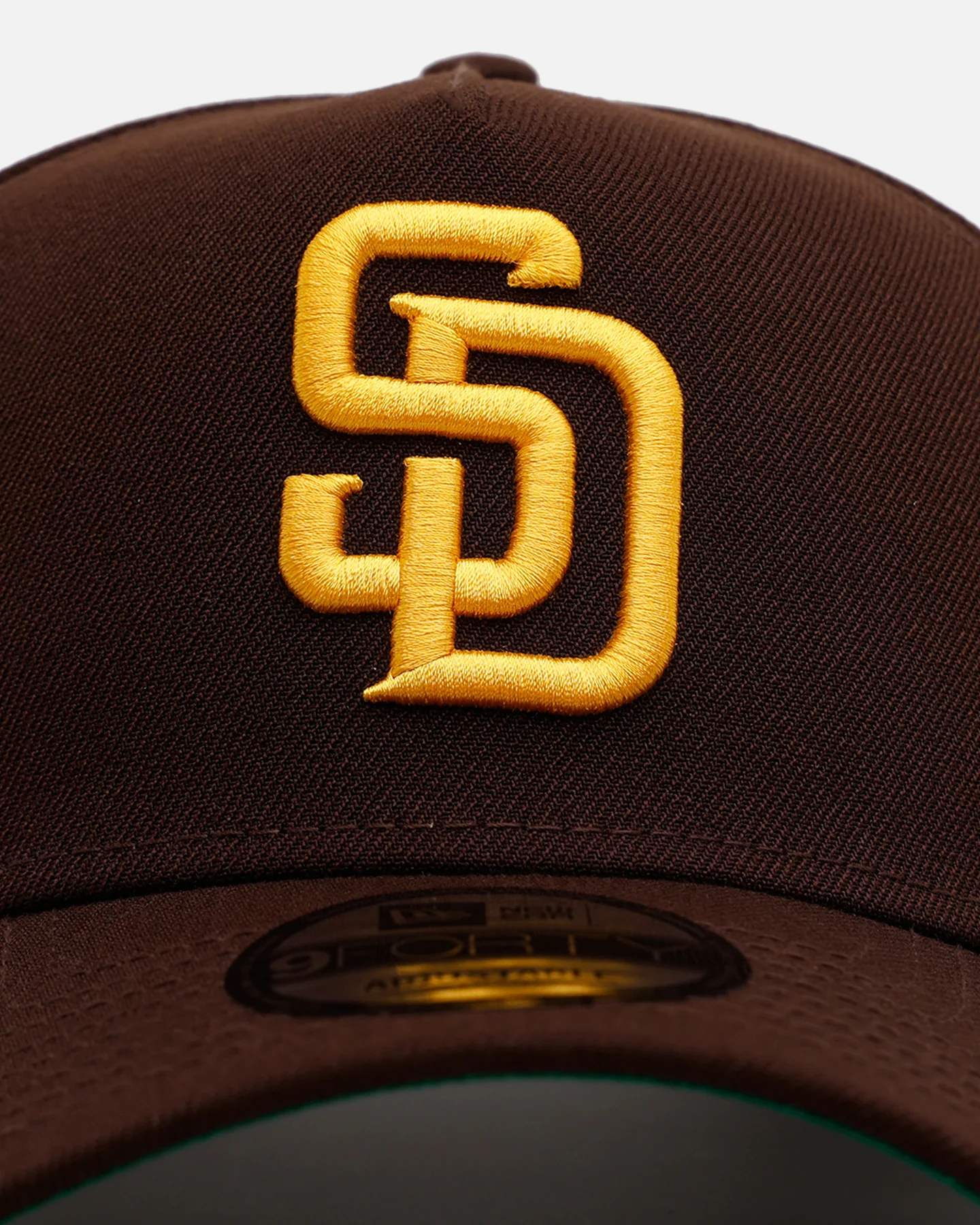 New Era San Diego Padres 'Area Codes' 9FORTY A-Frame Snapback Brown - Image 5