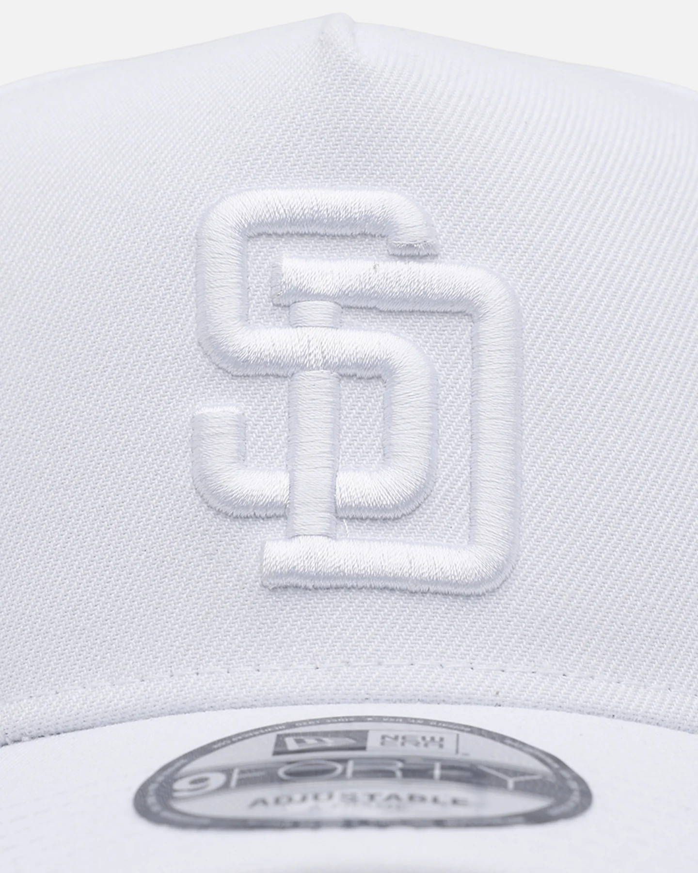 New Era San Diego Padres 'Easy White' 9FORTY A-Frame Snapback White/White - Image 5