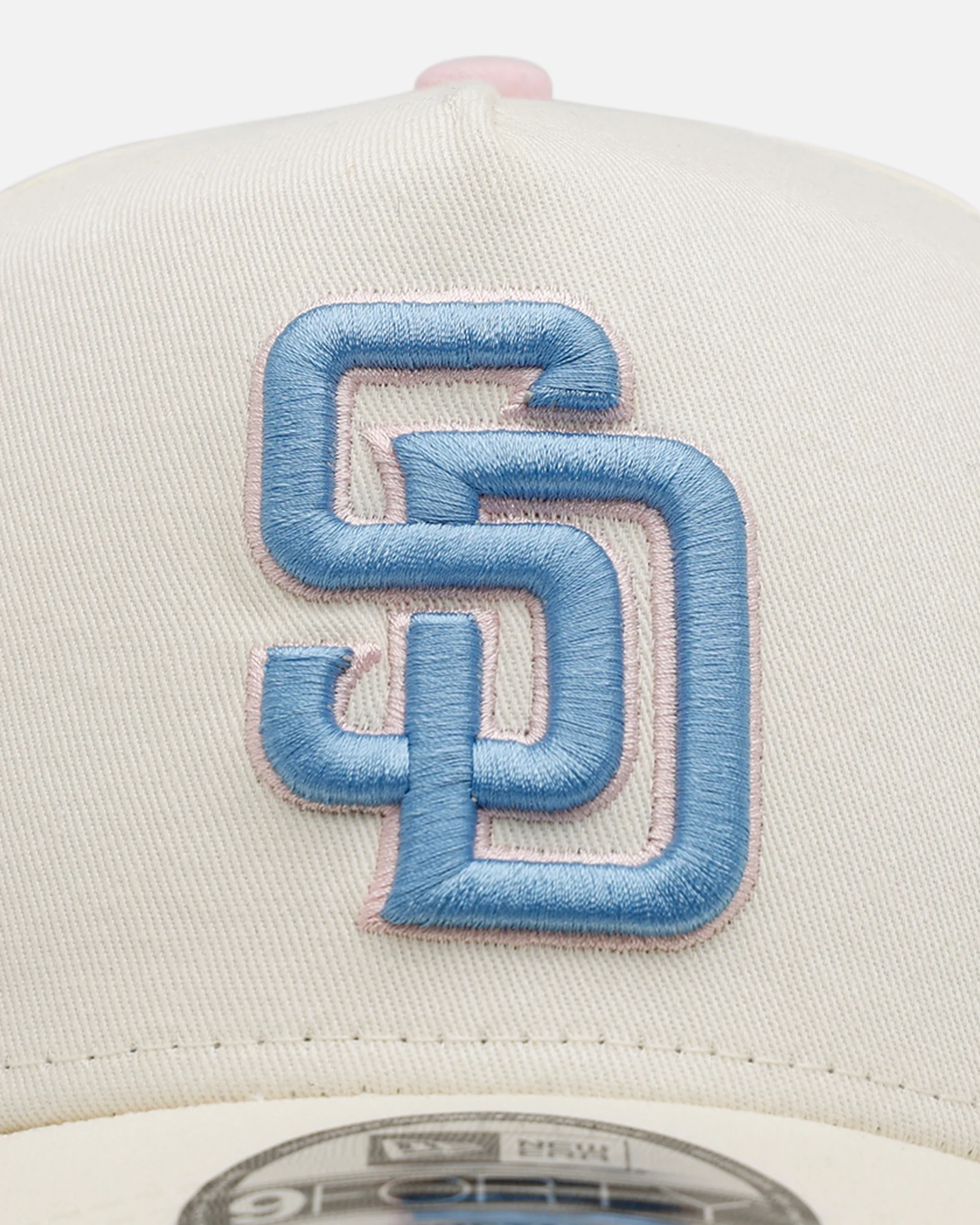 New Era San Diego Padres 'Pastel' 9FORTY A-Frame Snapback Chrome White - Image 5