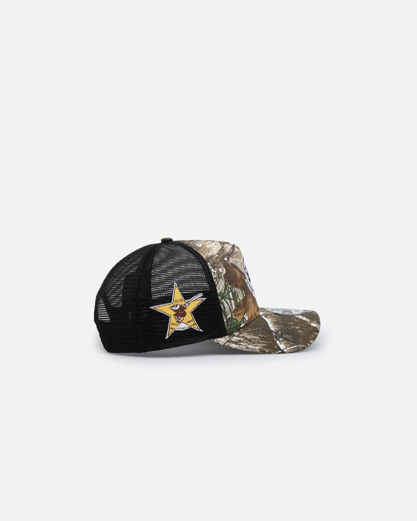 New Era San Diego Padres 'Real Tree' 9FORTY A-Frame Trucker Snapback Realtree Edge - Image 3