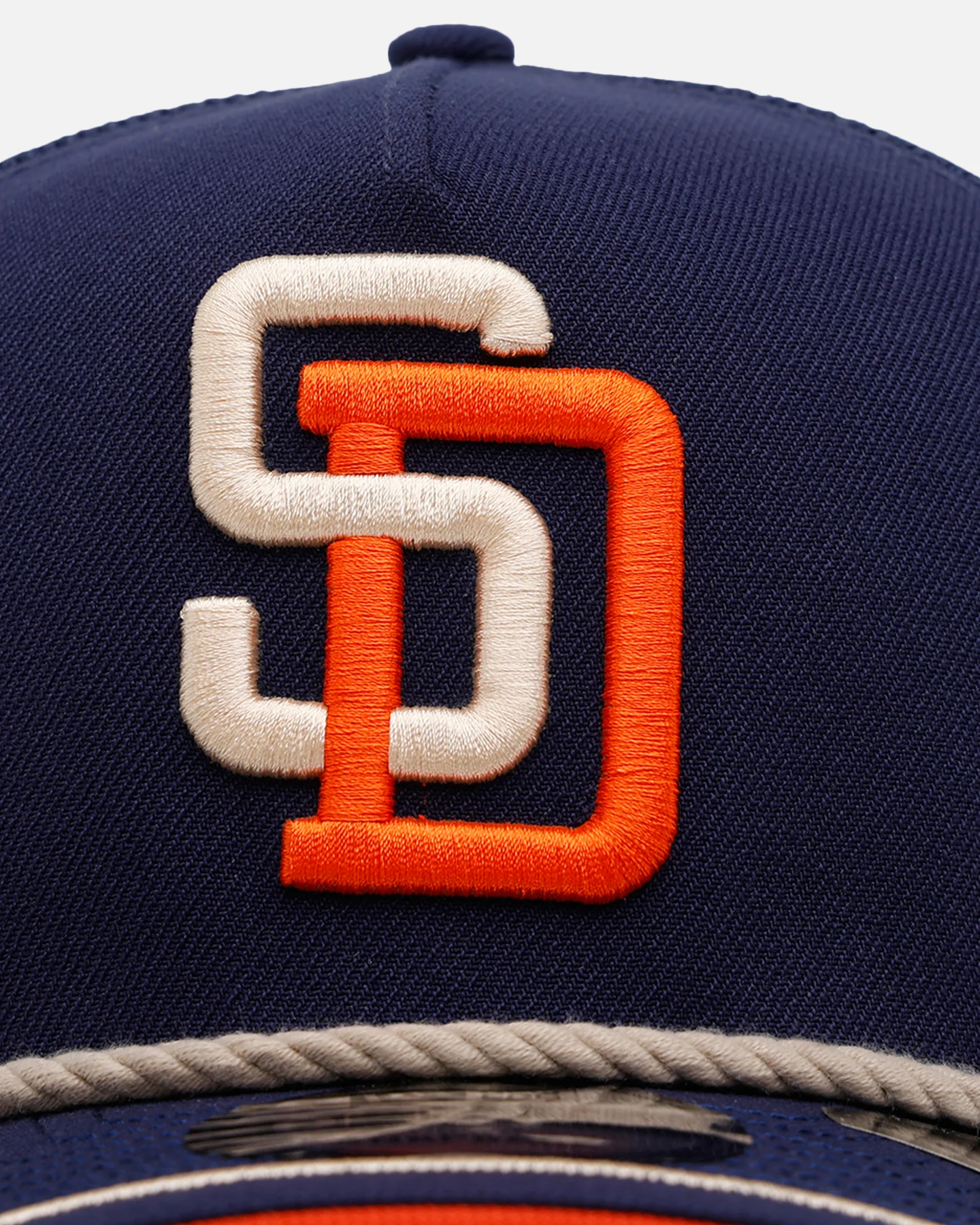New Era San Diego Padres 'Spring Injection' 9FIFTY A-Frame Trucker Snapback Navy - Image 5