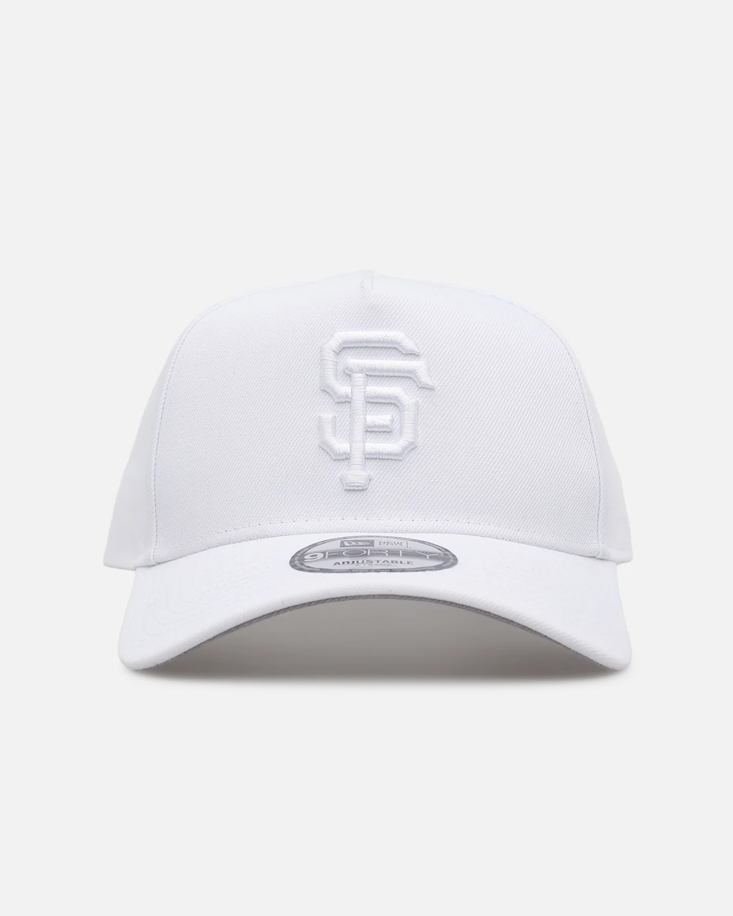 New Era San Francisco Giants 'Easy White' 9FORTY A-Frame Snapback White/White