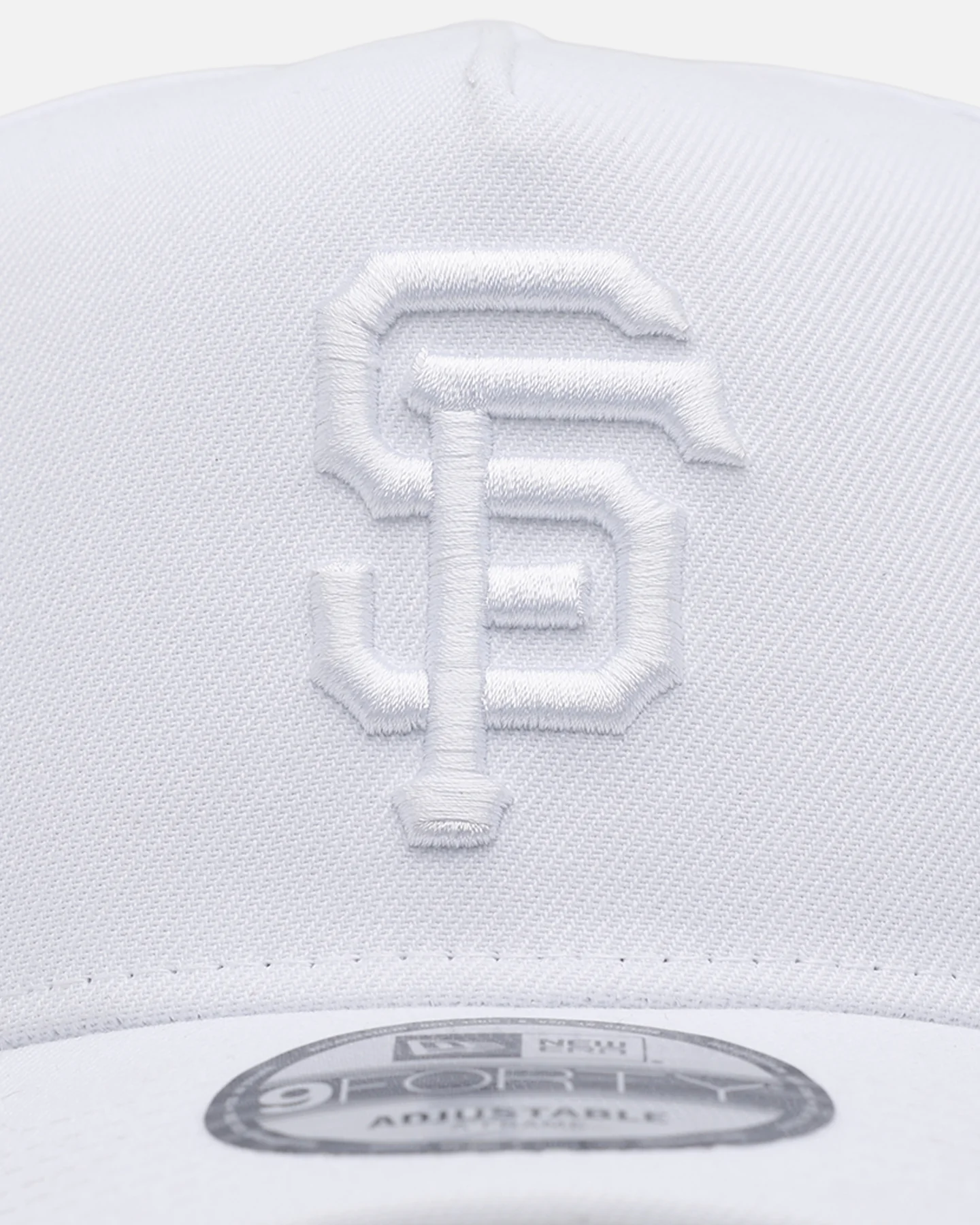 New Era San Francisco Giants 'Easy White' 9FORTY A-Frame Snapback White/White - Image 5