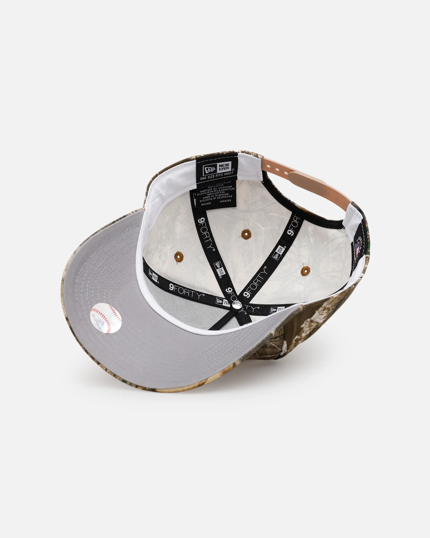 New Era San Francisco Giants 'Great Outdoors Part II' 9FORTY A-Frame Snapback Real Tree Camo - Image 6