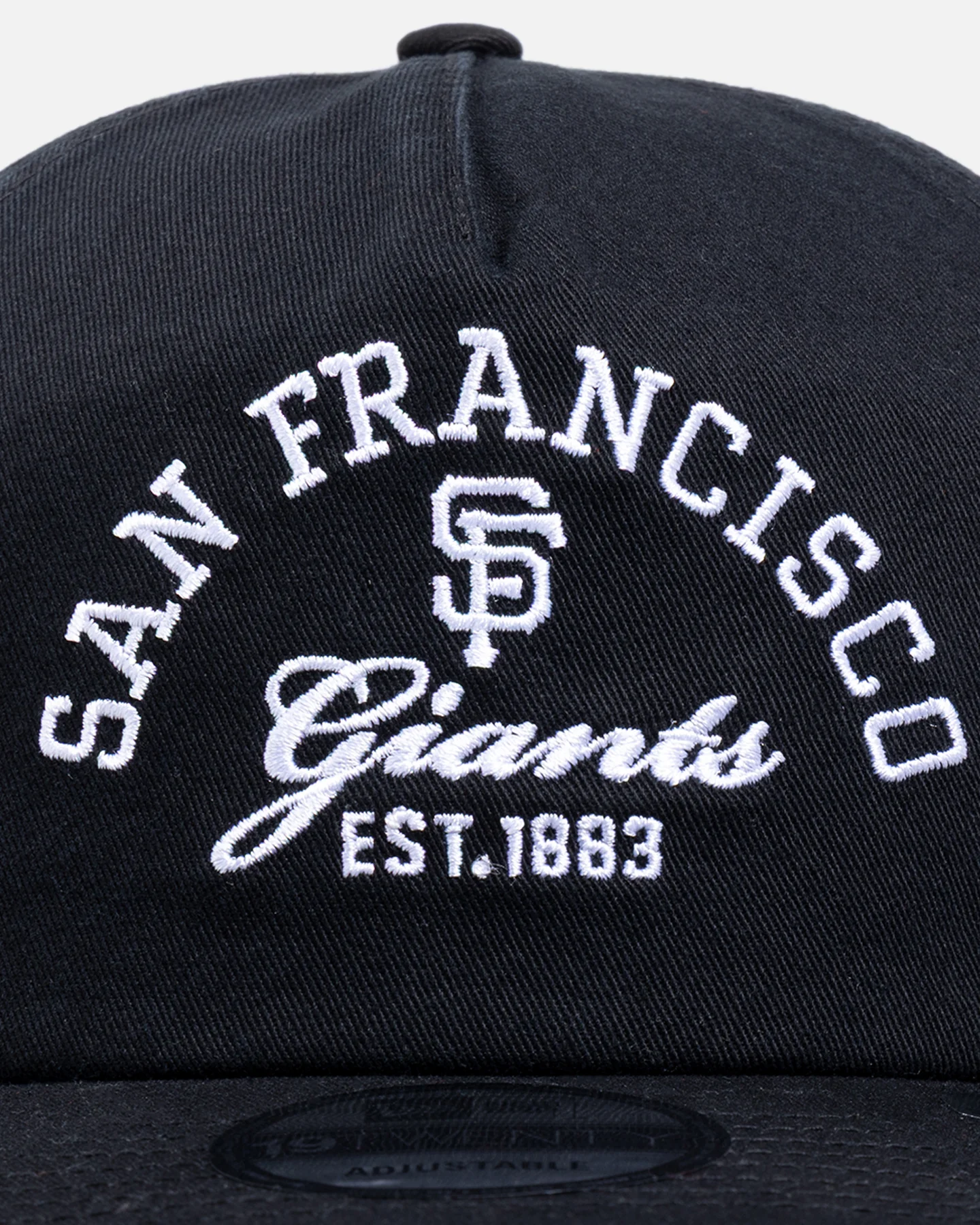 New Era San Francisco Giants 'MLB Stacked Logo' 19TWENTY Snapback Black - Image 5