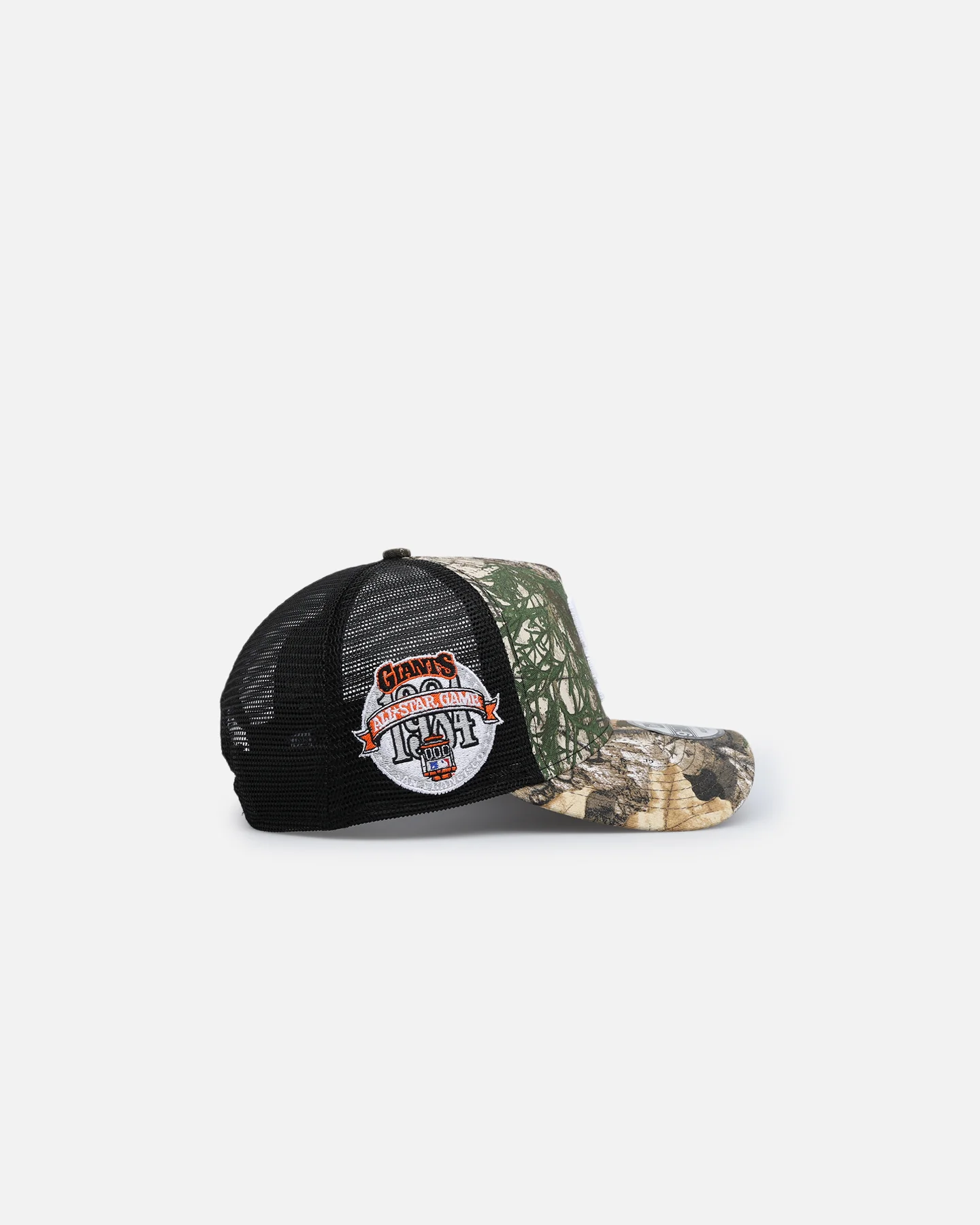 New Era San Francisco Giants 'Real Tree' 9FORTY A-Frame Trucker Snapback Realtree Edge - Image 3