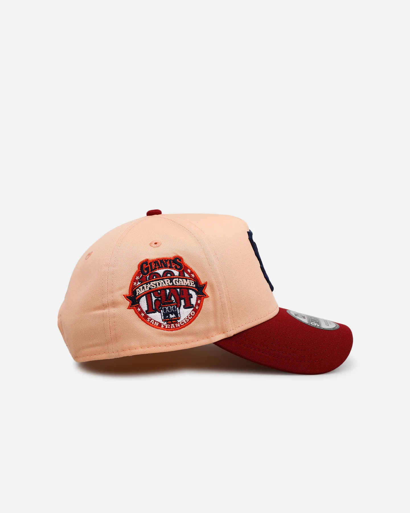 New Era San Francisco Giants 'Volcano' 9FORTY A-Frame Snapback Peach - Image 3