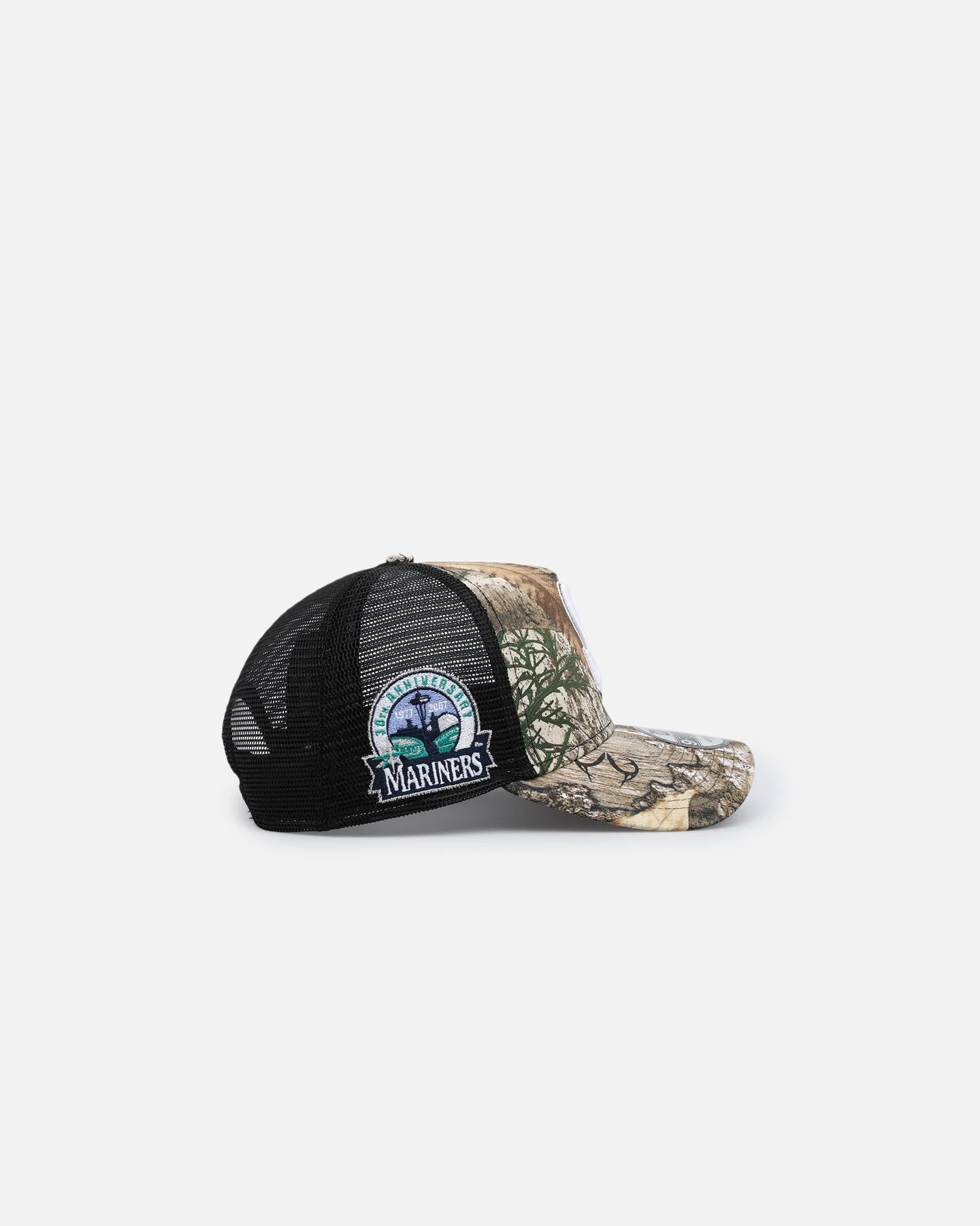 New Era Seattle Mariners 'Real Tree' 9FORTY A-Frame Trucker Snapback Realtree Edge - Image 3
