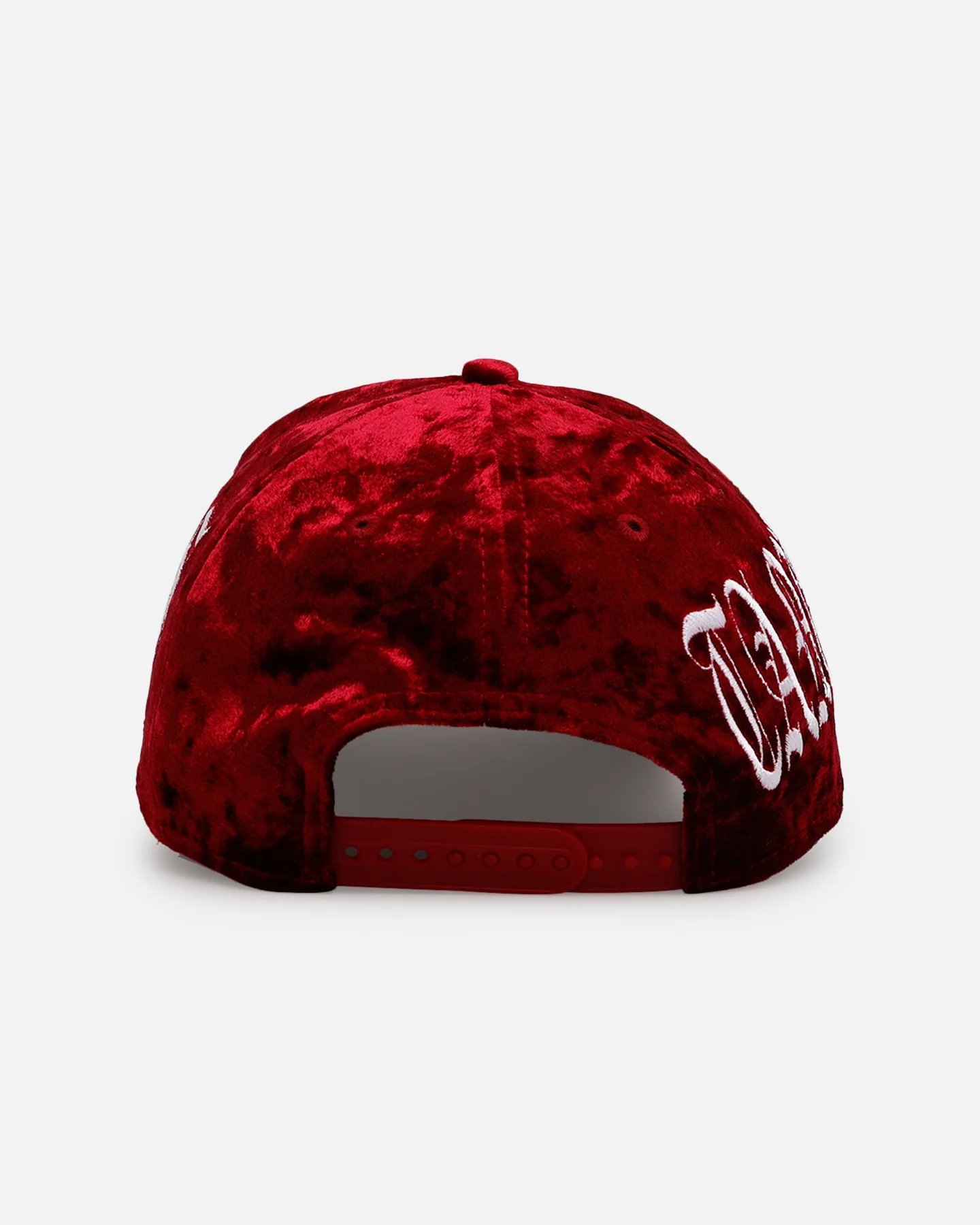 New Era Tampa Bay Rays 'Velvet Gothic Script' 9FORTY A-Frame Snapback Maroon - Image 3