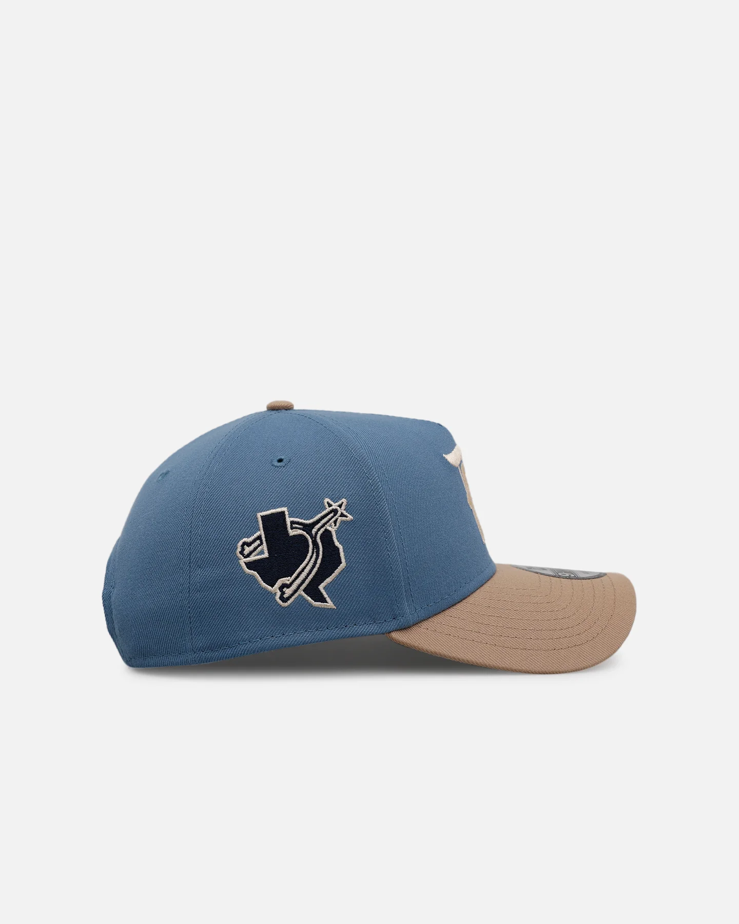 New Era Texas Rangers 'Easy Breezy' 9FORTY A-Frame Snapback Blue/Tan - Image 3