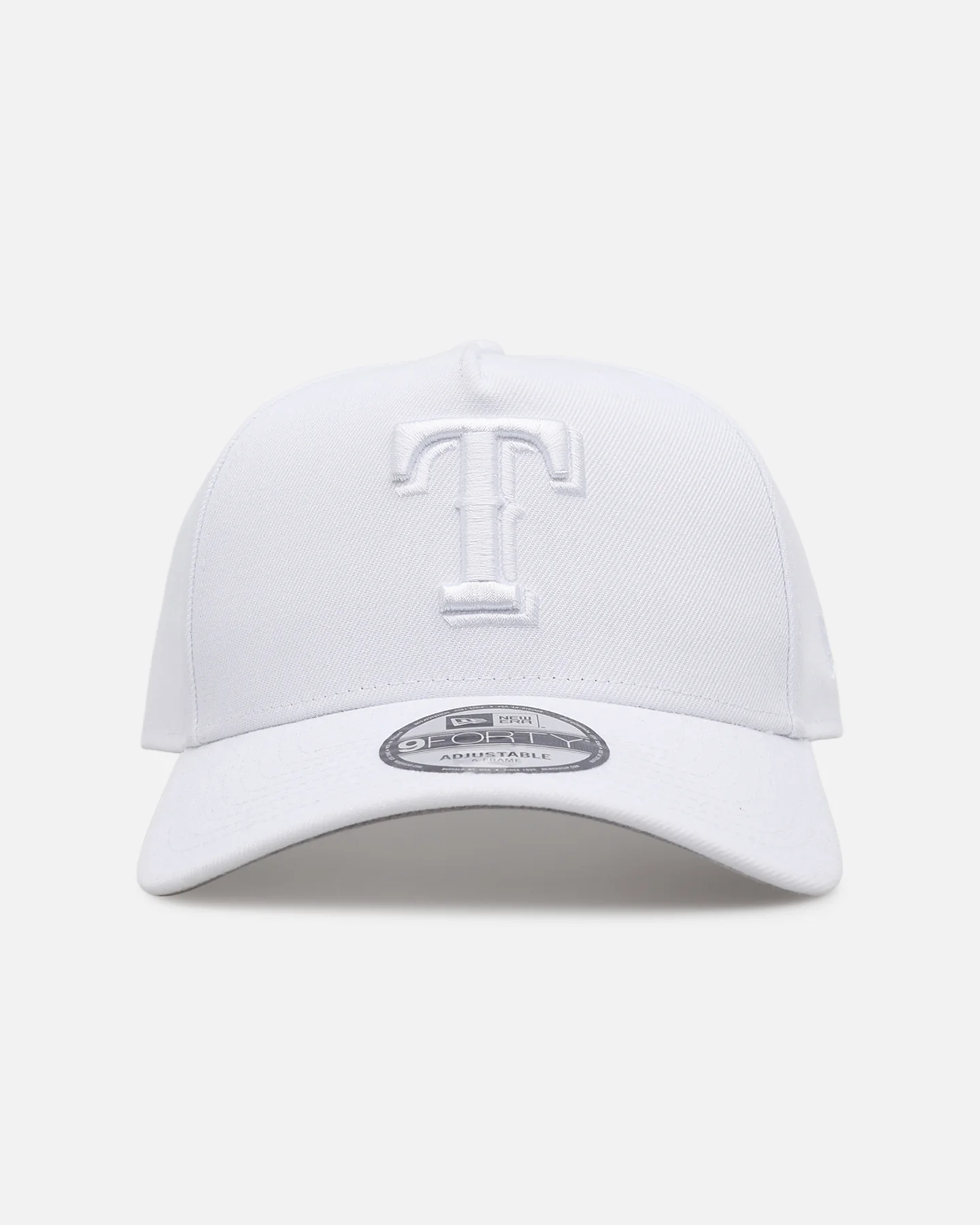 New Era Texas Rangers 'Easy White' 9FORTY A-Frame Snapback White/White