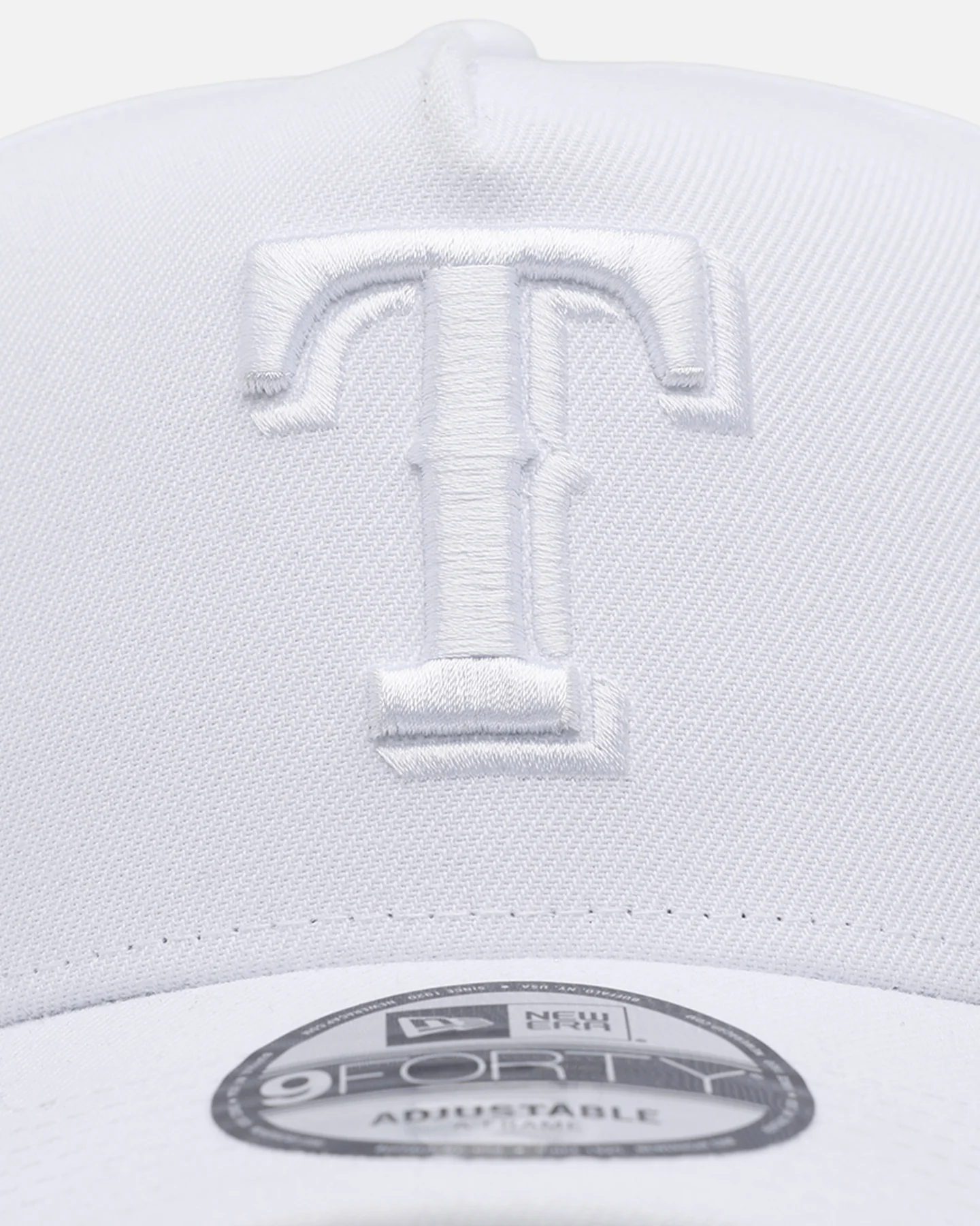 New Era Texas Rangers 'Easy White' 9FORTY A-Frame Snapback White/White - Image 5