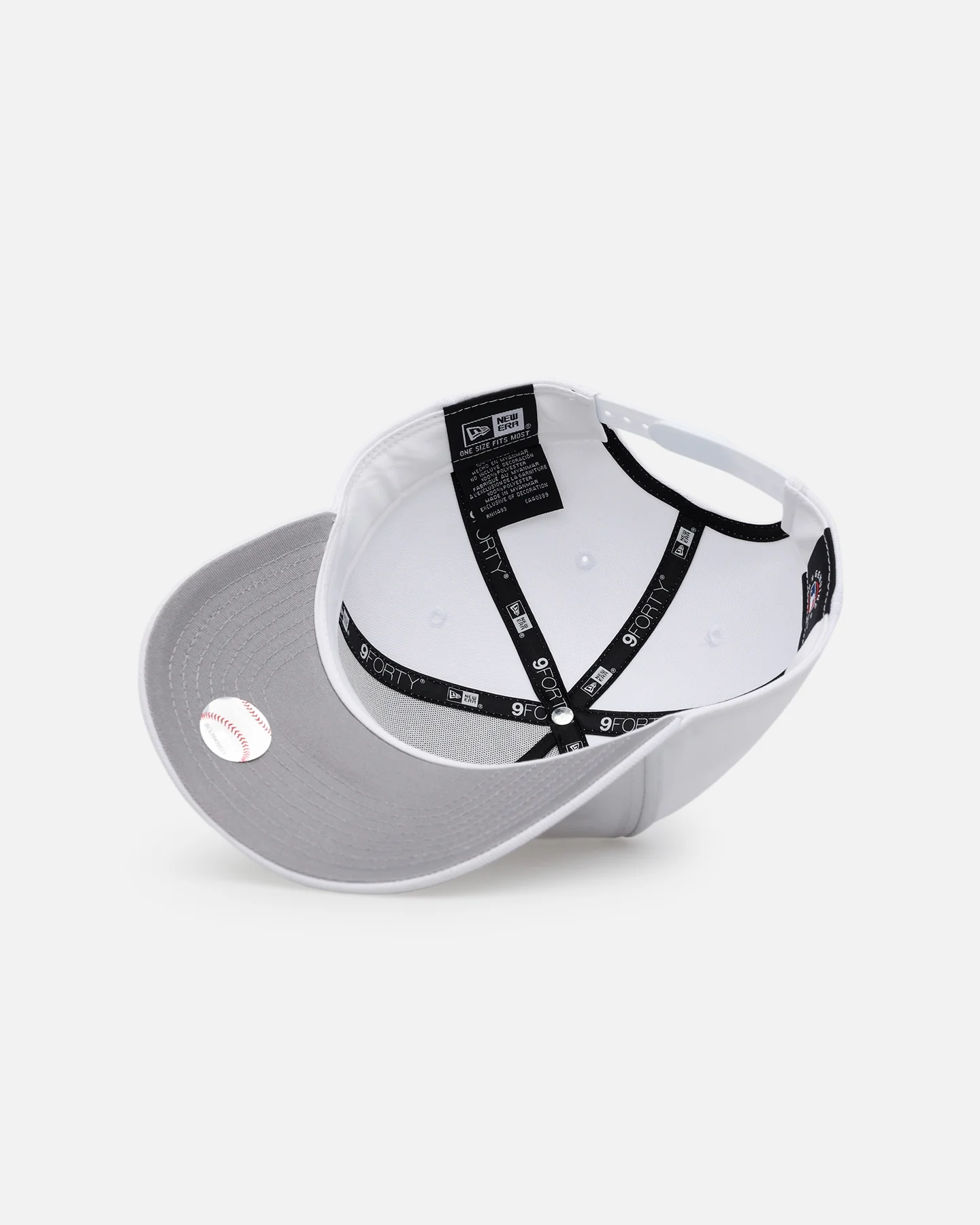 New Era Texas Rangers 'Easy White' 9FORTY A-Frame Snapback White/White - Image 6