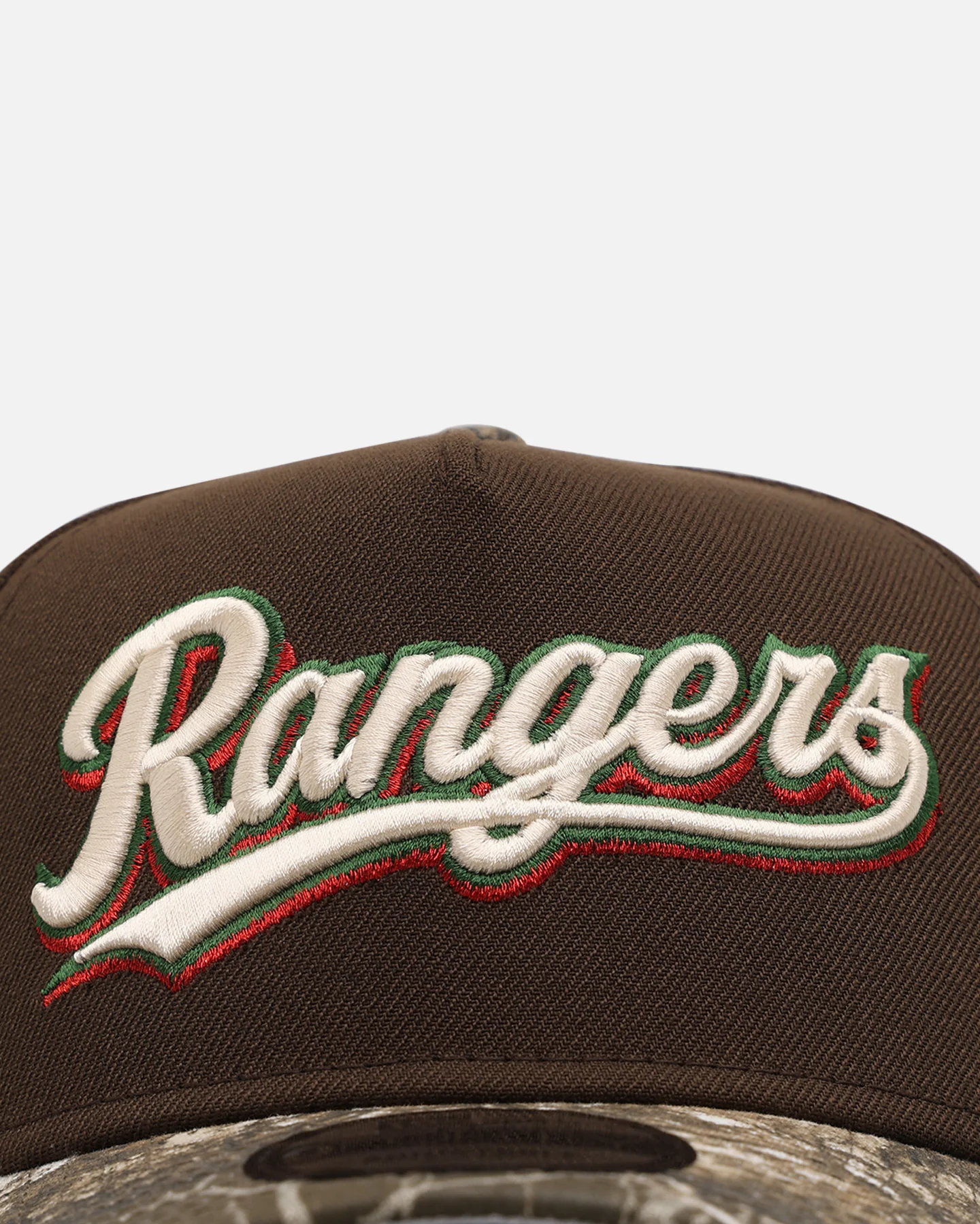 New Era Texas Rangers 'Great Outdoors' 9FORTY A-Frame Snapback Brown/Camo - Image 5