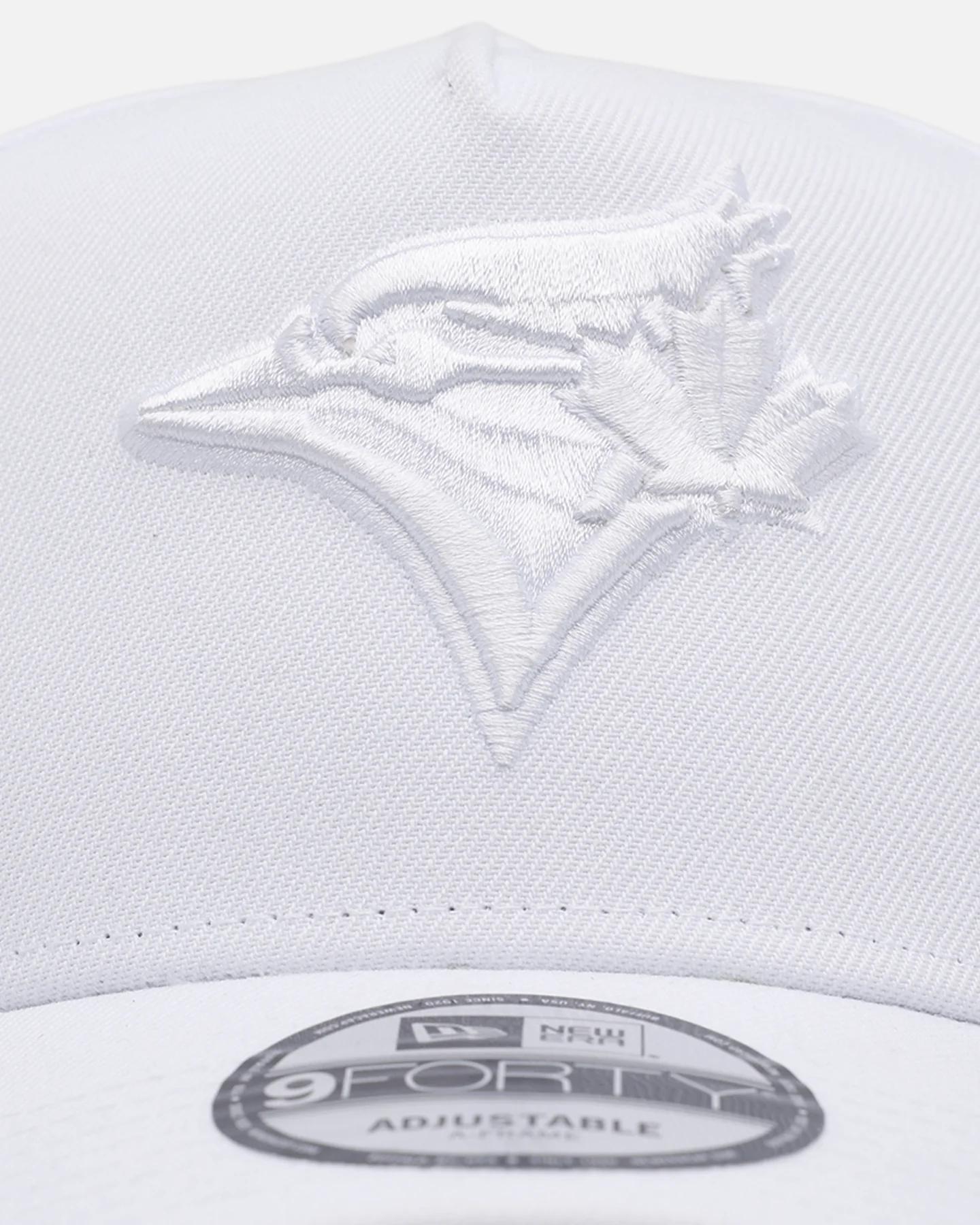New Era Toronto Blue Jays 'Easy White' 9FORTY A-Frame Snapback White/White - Image 5