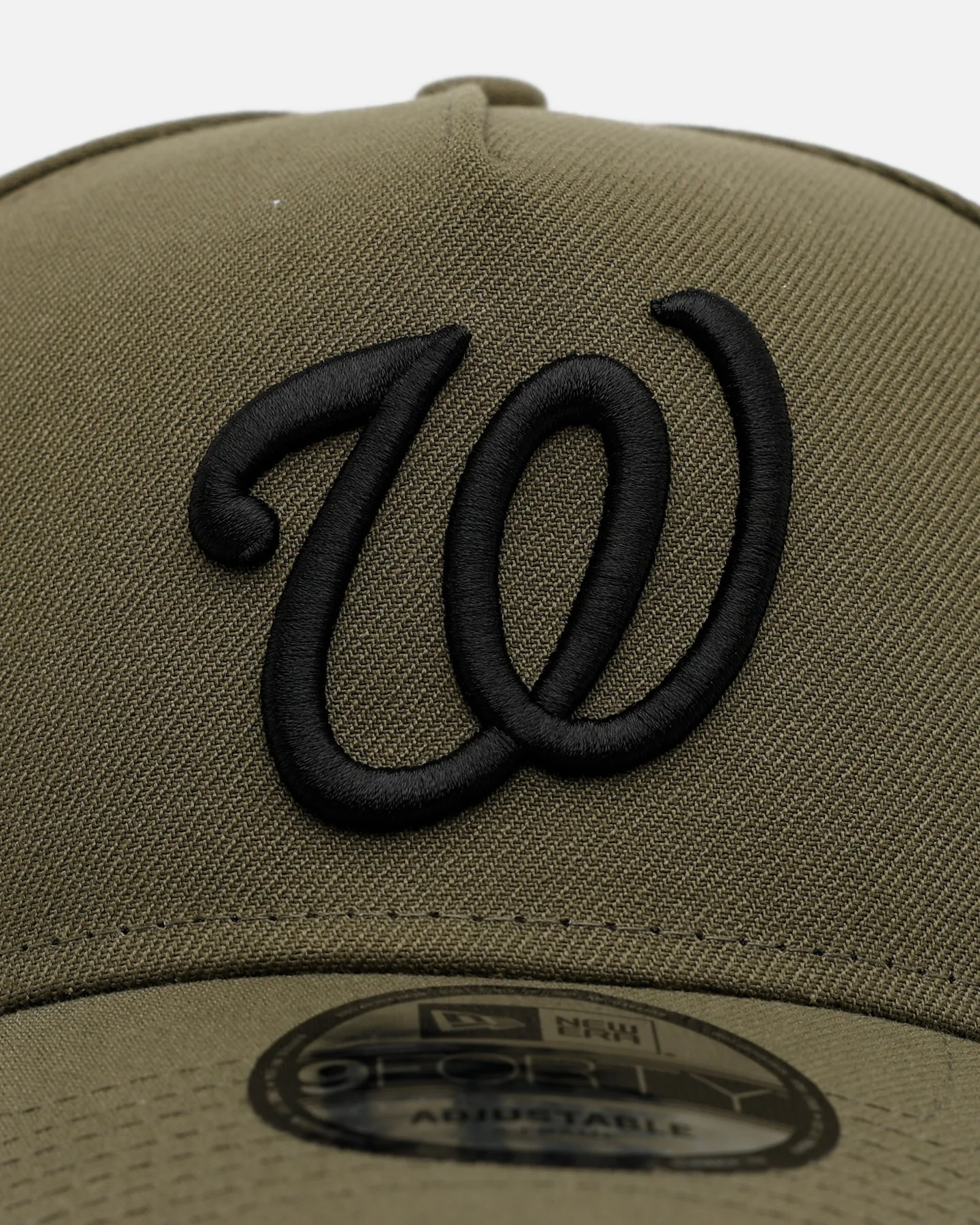 New Era Washington Nationals 'Easy Olive' 9FORTY A-Frame Snapback Olive - Image 5