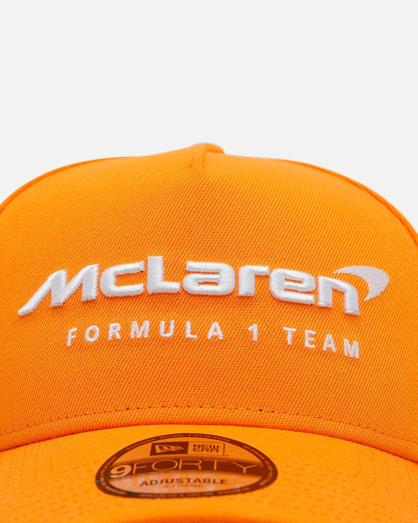New Era X McLaren F1 Team 2025 9FORTY A-Frame Snapback Papaya - Image 5