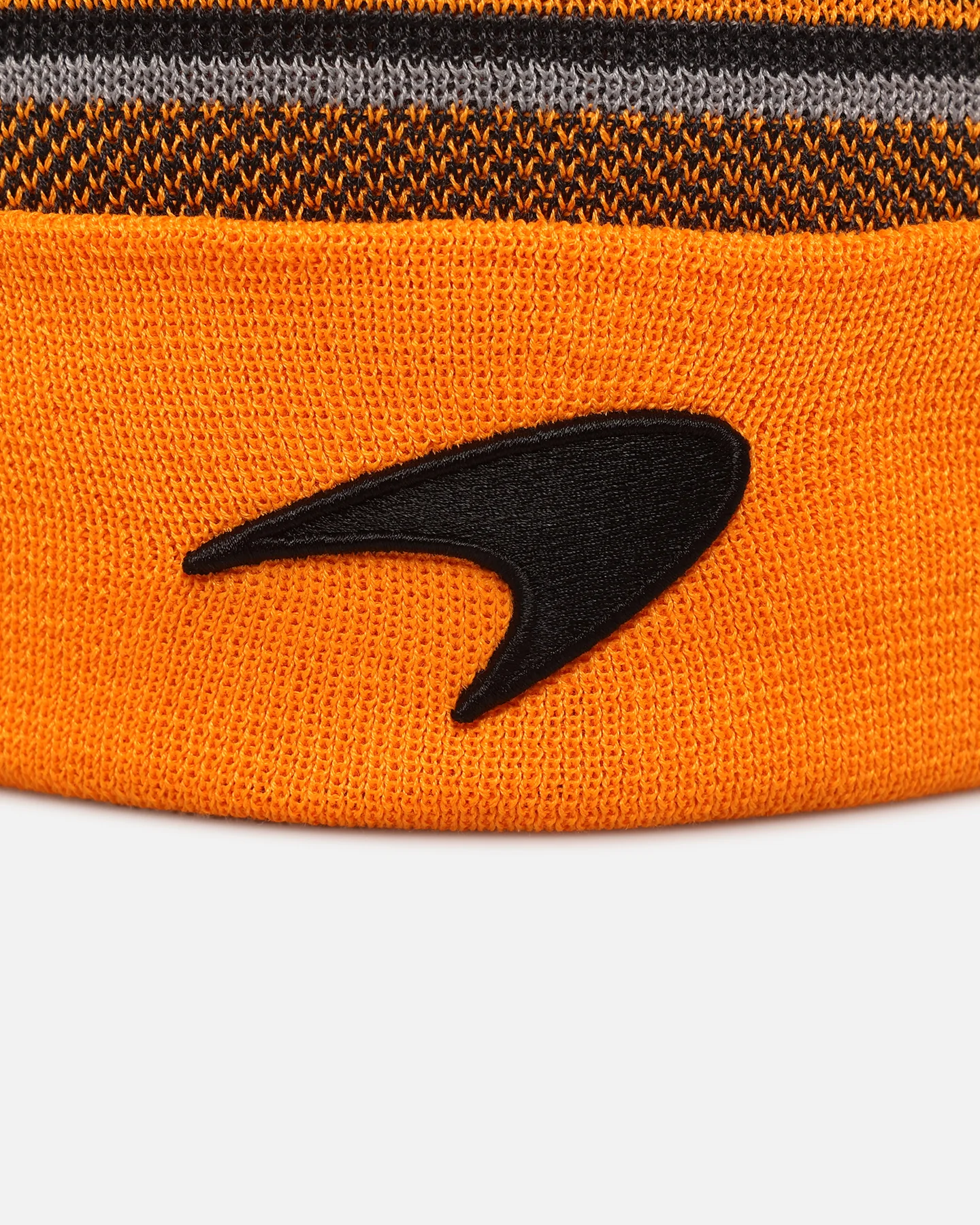 New Era X Mclaren Team Cuff Knit Beanie Medium Orange - Image 5