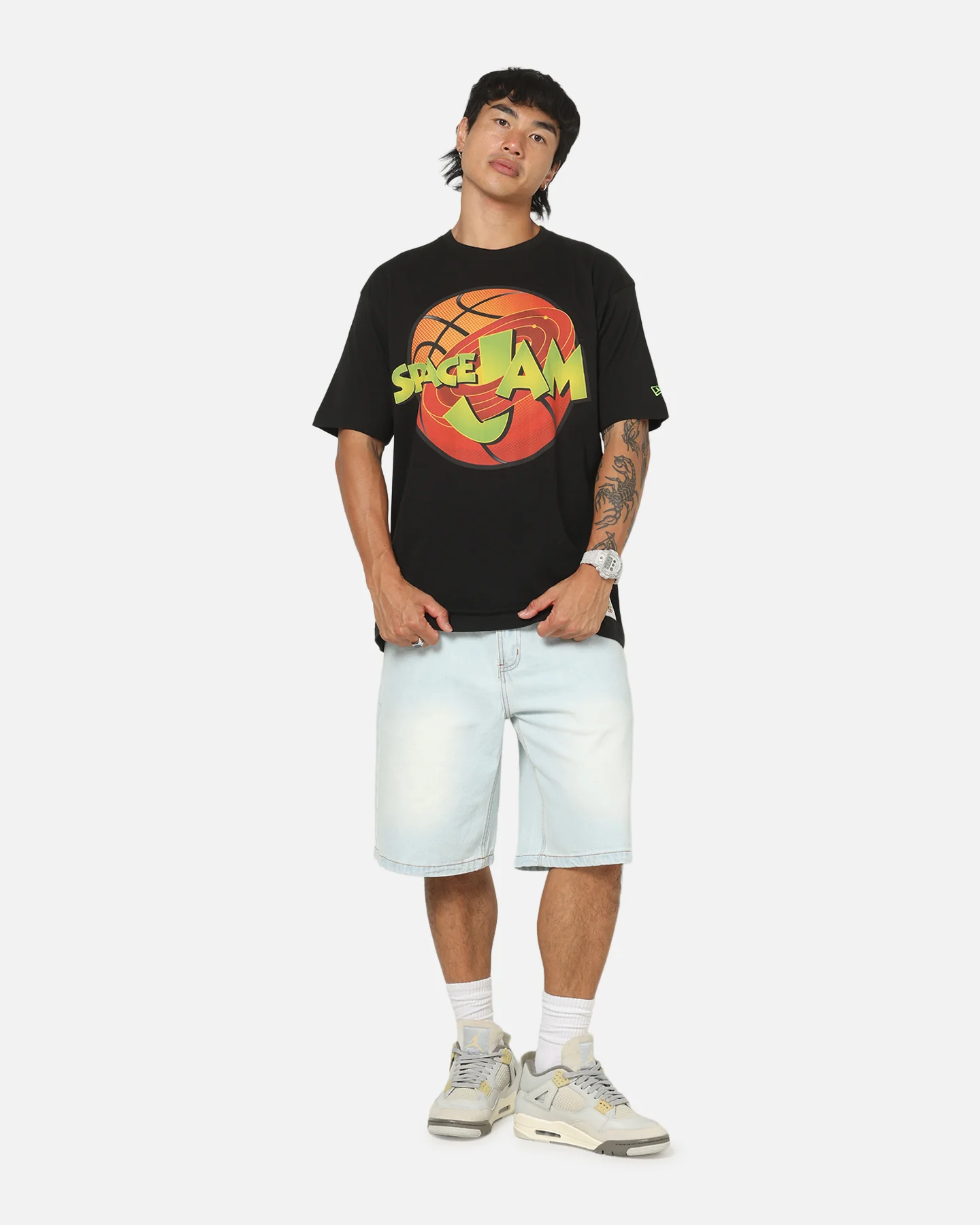 New Era X Space Jam T-Shirt Black - Image 4