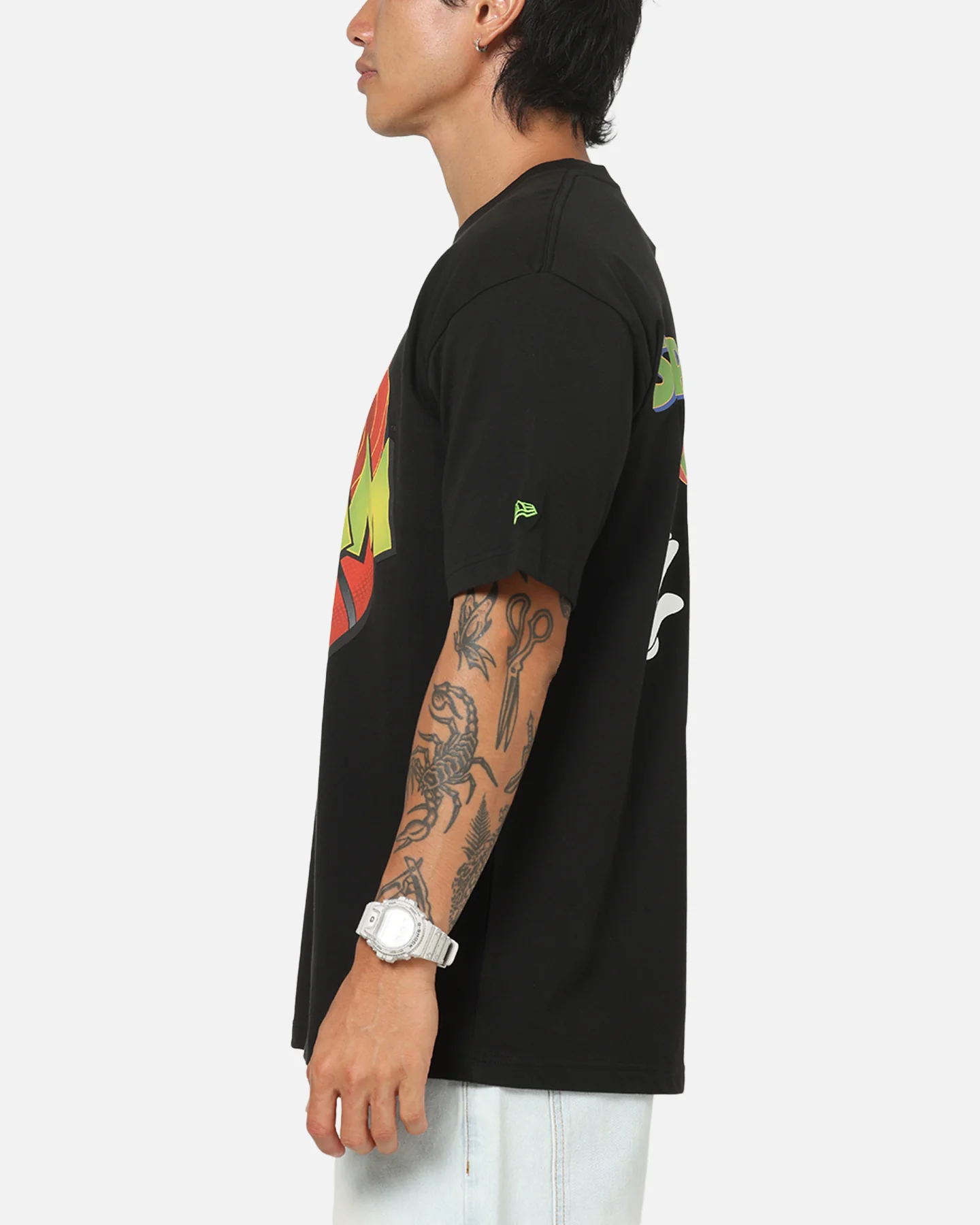 New Era X Space Jam T-Shirt Black - Image 6