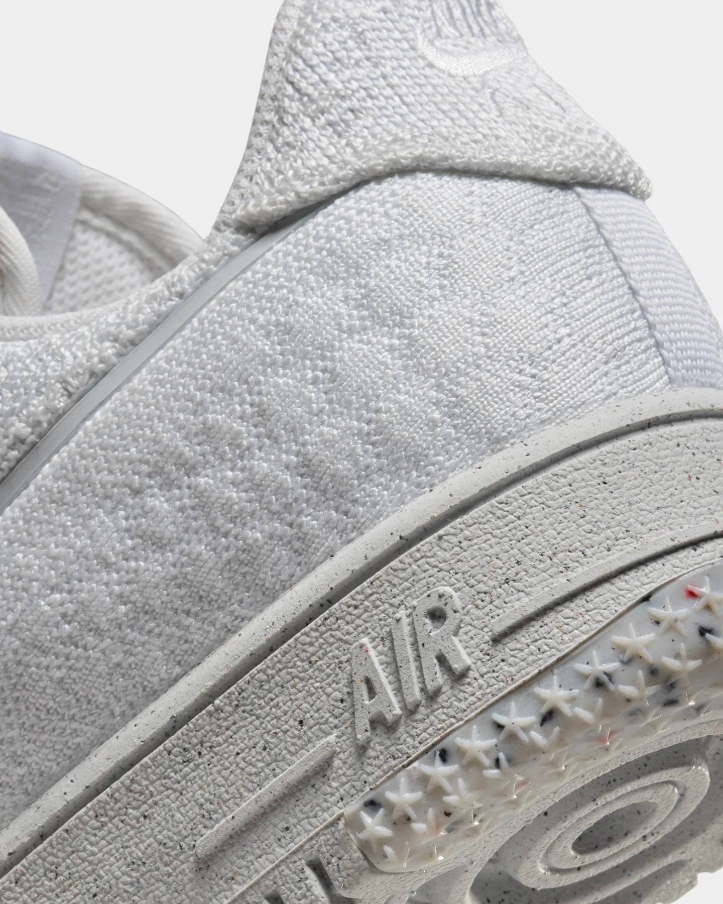 Nike Air Force 1 Crater Flyknit NN White/Summit White/Platinum Tint - Image 8