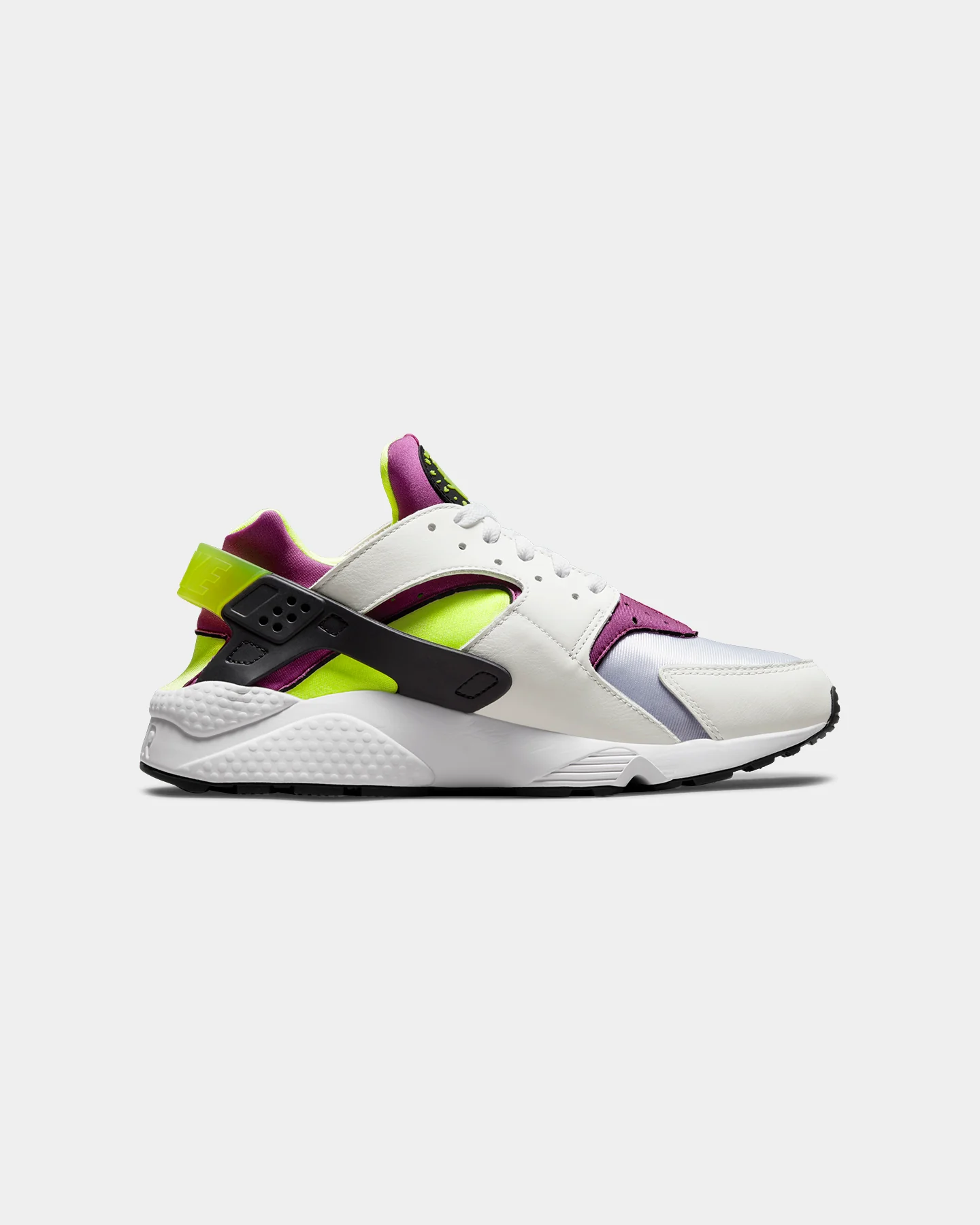 Nike Air Huarache White/Neon Yellow - Image 4