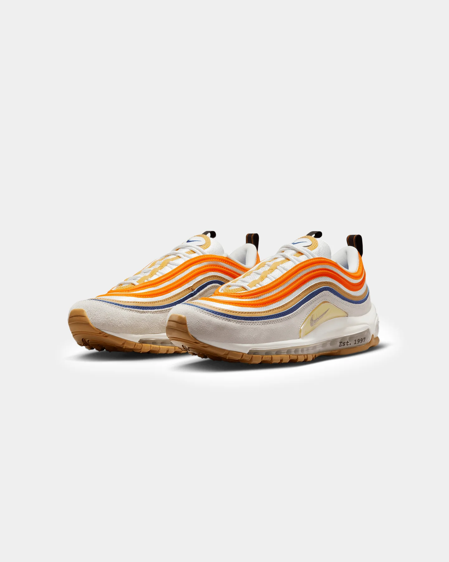 Nike Air Max 97 SE "Frank Rudy" Summit White/Safety Orange - Image 2