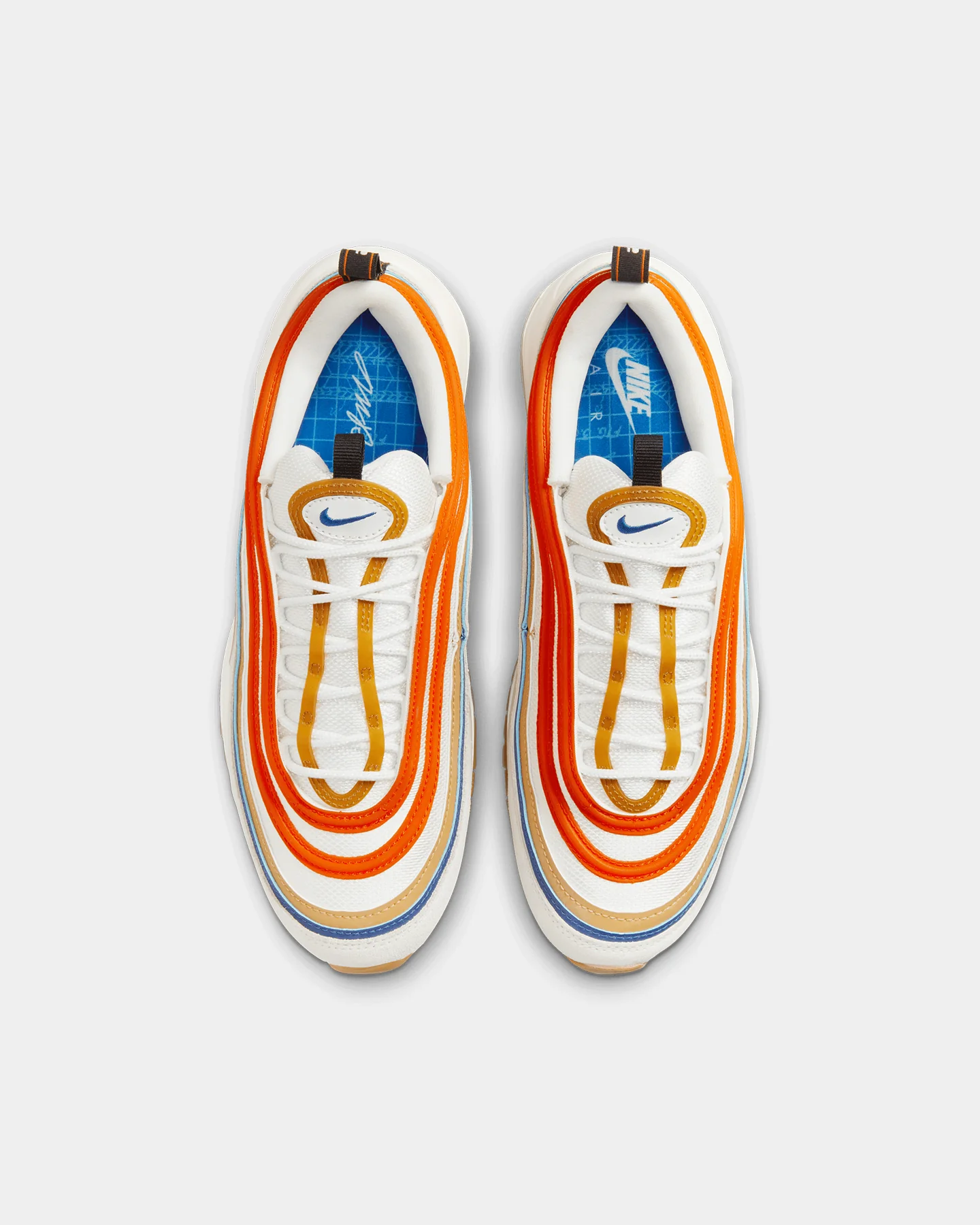 Nike Air Max 97 SE "Frank Rudy" Summit White/Safety Orange - Image 6