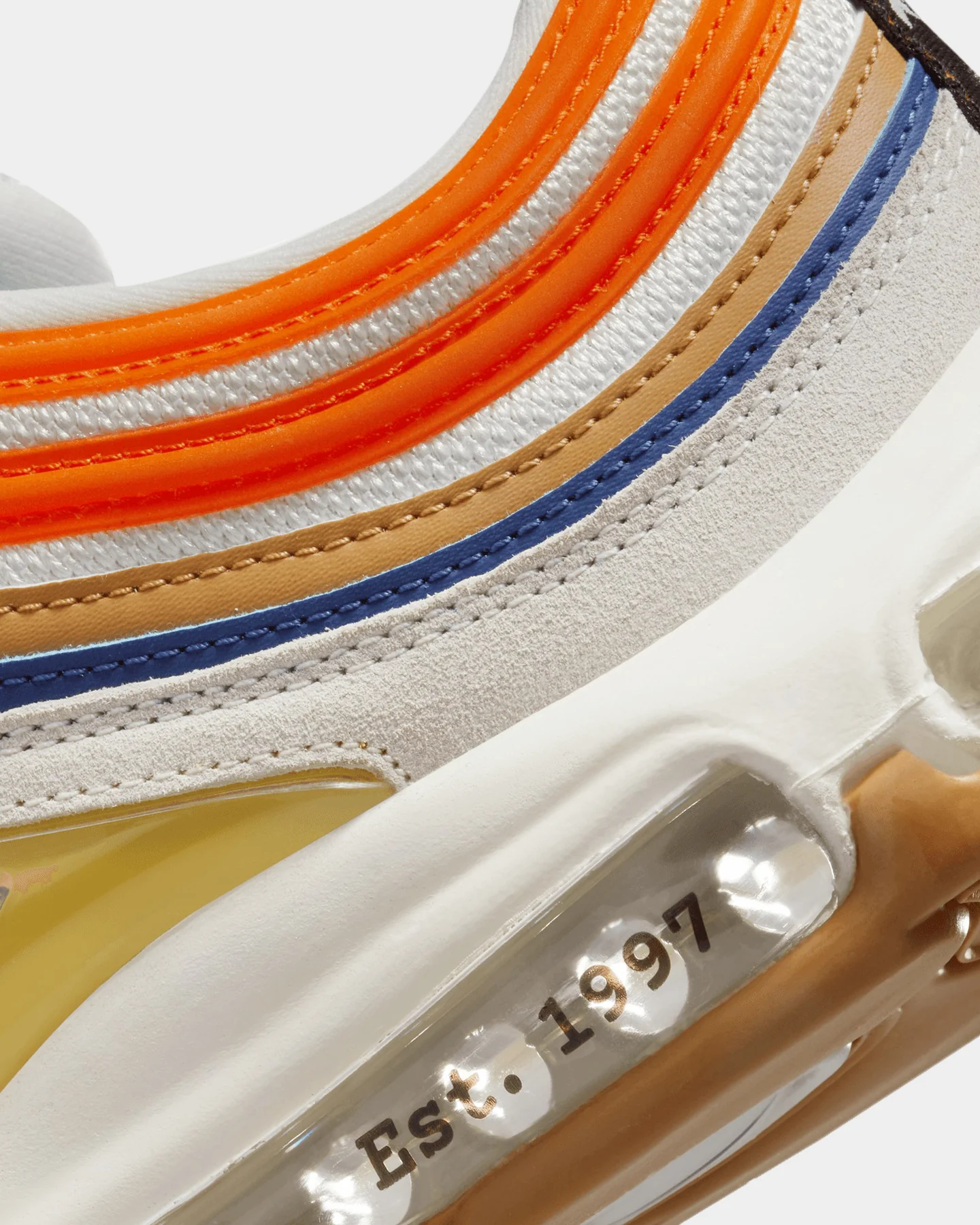 Nike Air Max 97 SE "Frank Rudy" Summit White/Safety Orange - Image 7