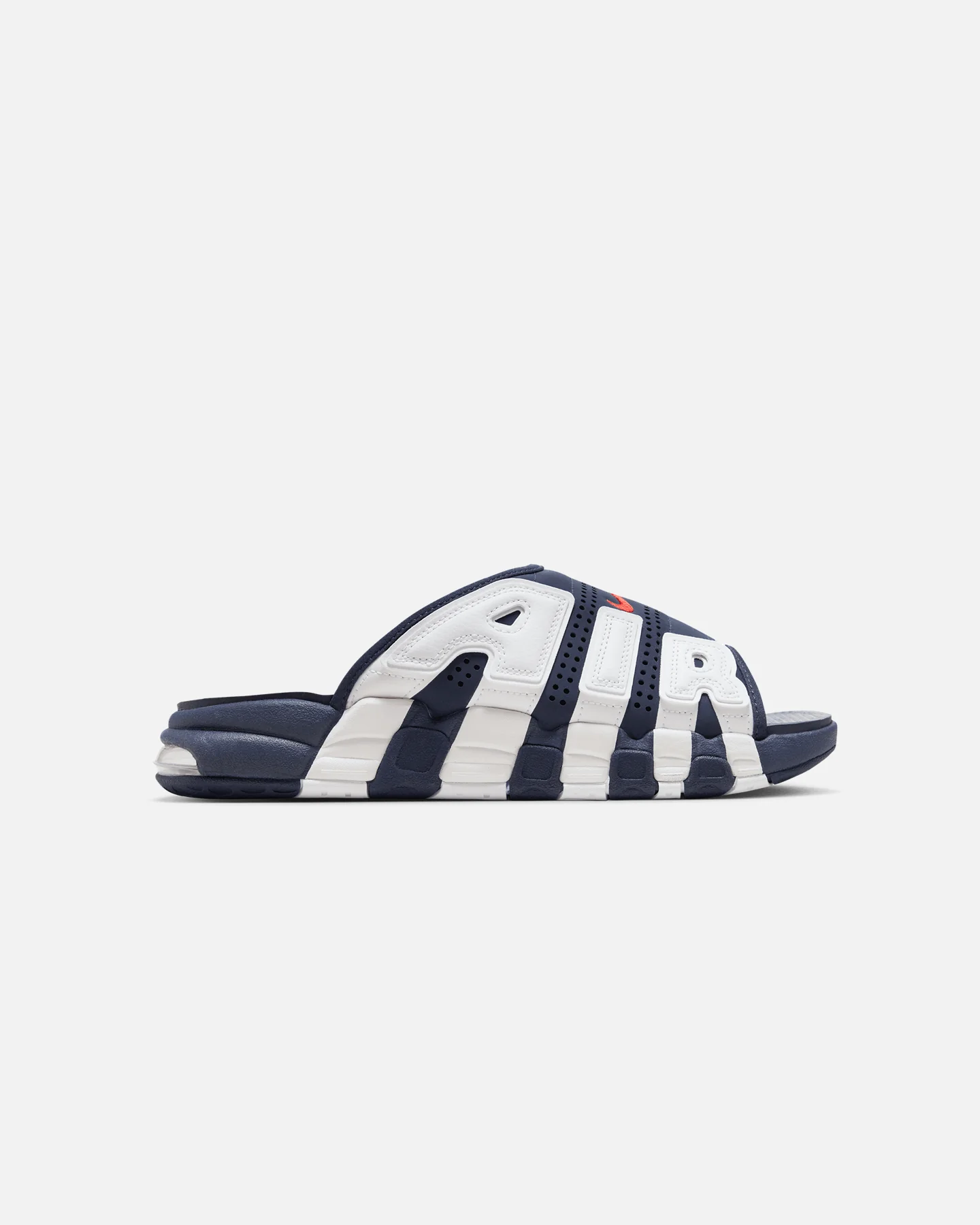 Nike Air More Uptempo Slides Midnight Navy - Image 4