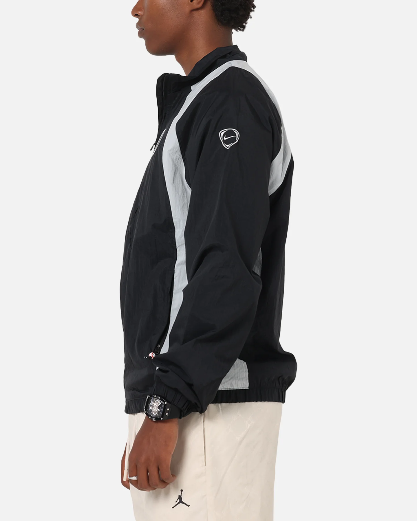 Nike Chelsea FC Total 90 Track Jacket Black/Silver - Image 5